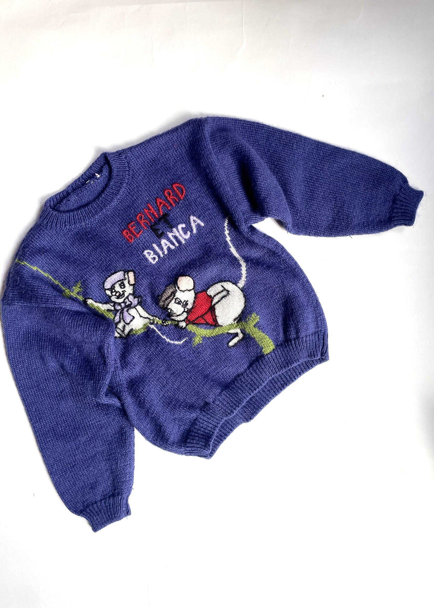 Handmade The Rescuers Sweater 8y
