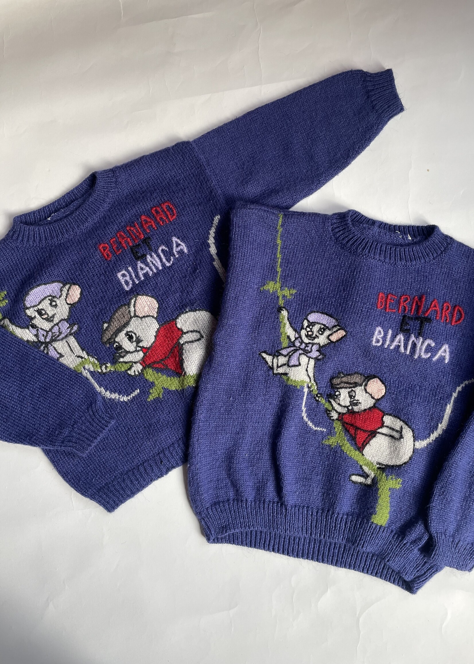 Handmade The Rescuers Sweater 8y