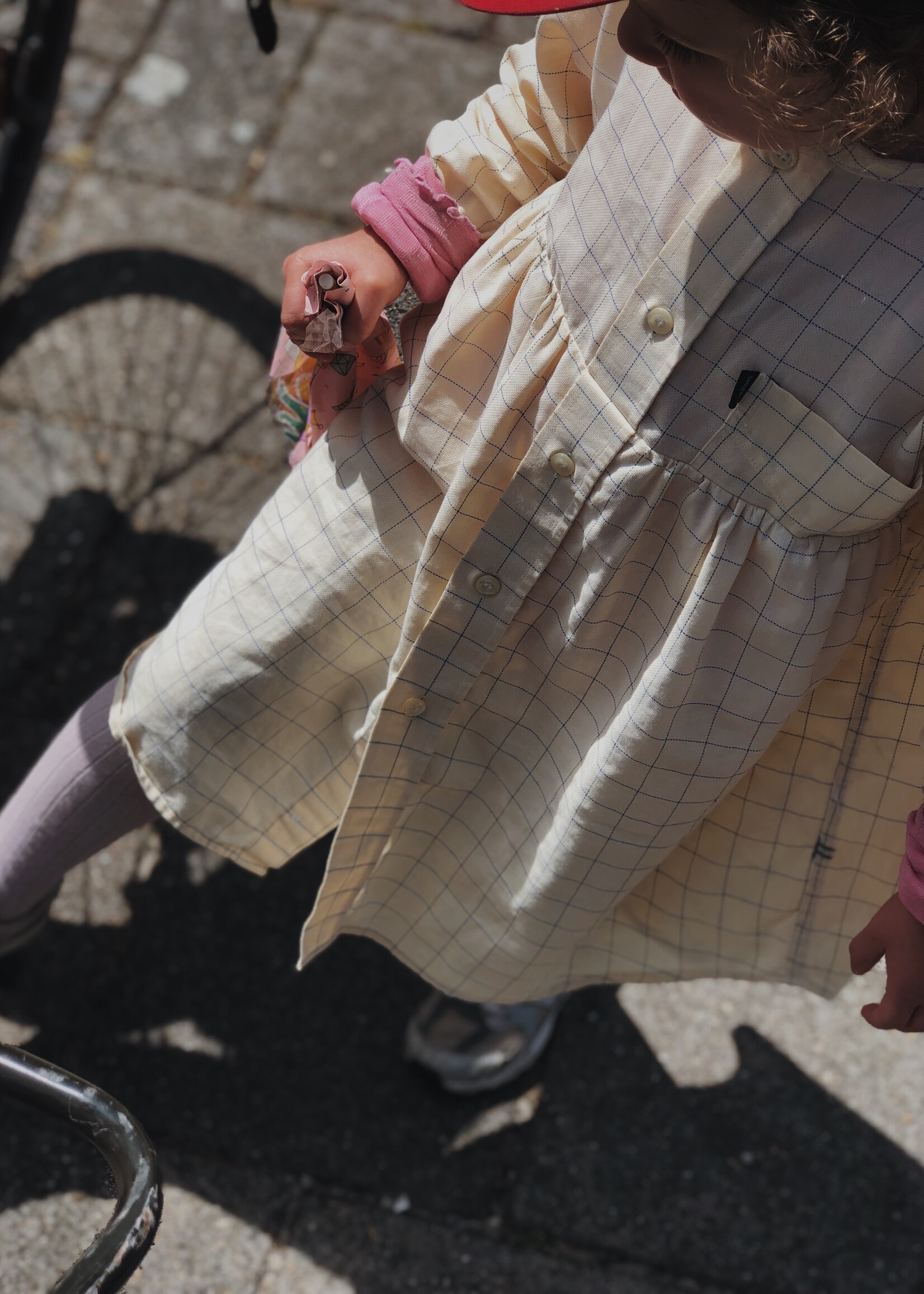 Little Boomerang Yellow Sleeve Dress 5-6y