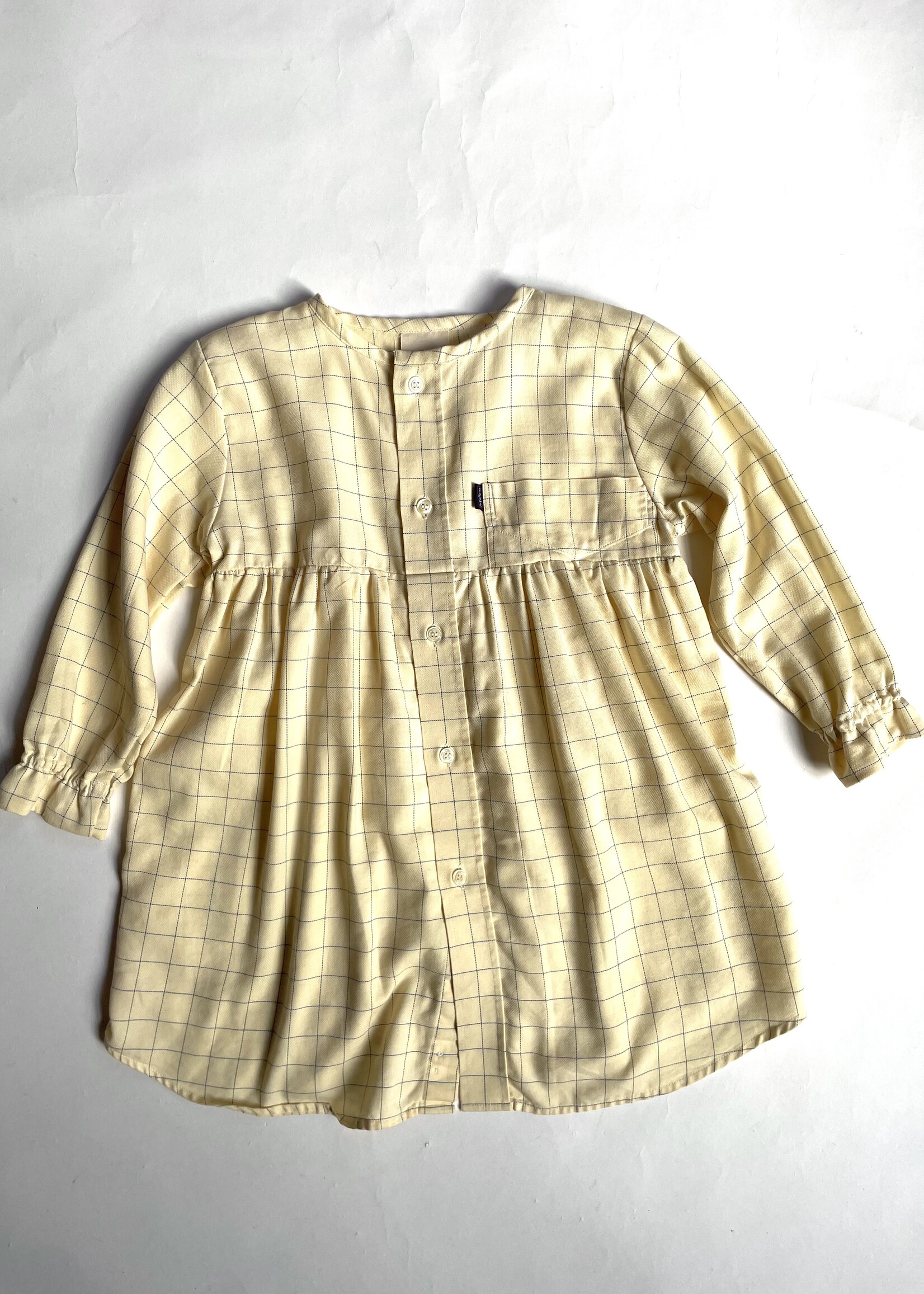 Little Boomerang Yellow Sleeve Dress 5-6y