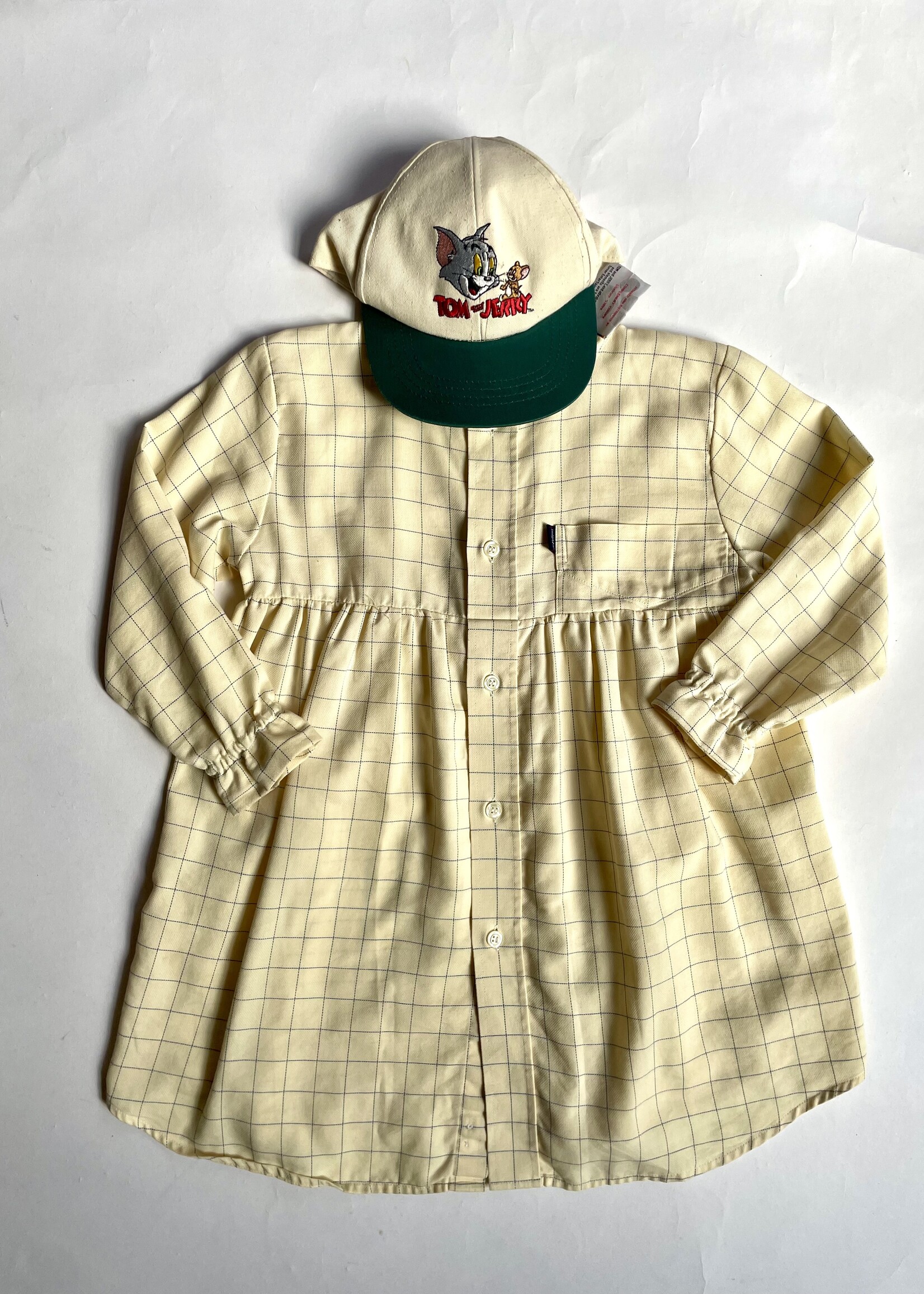 Little Boomerang Yellow Sleeve Dress 5-6y