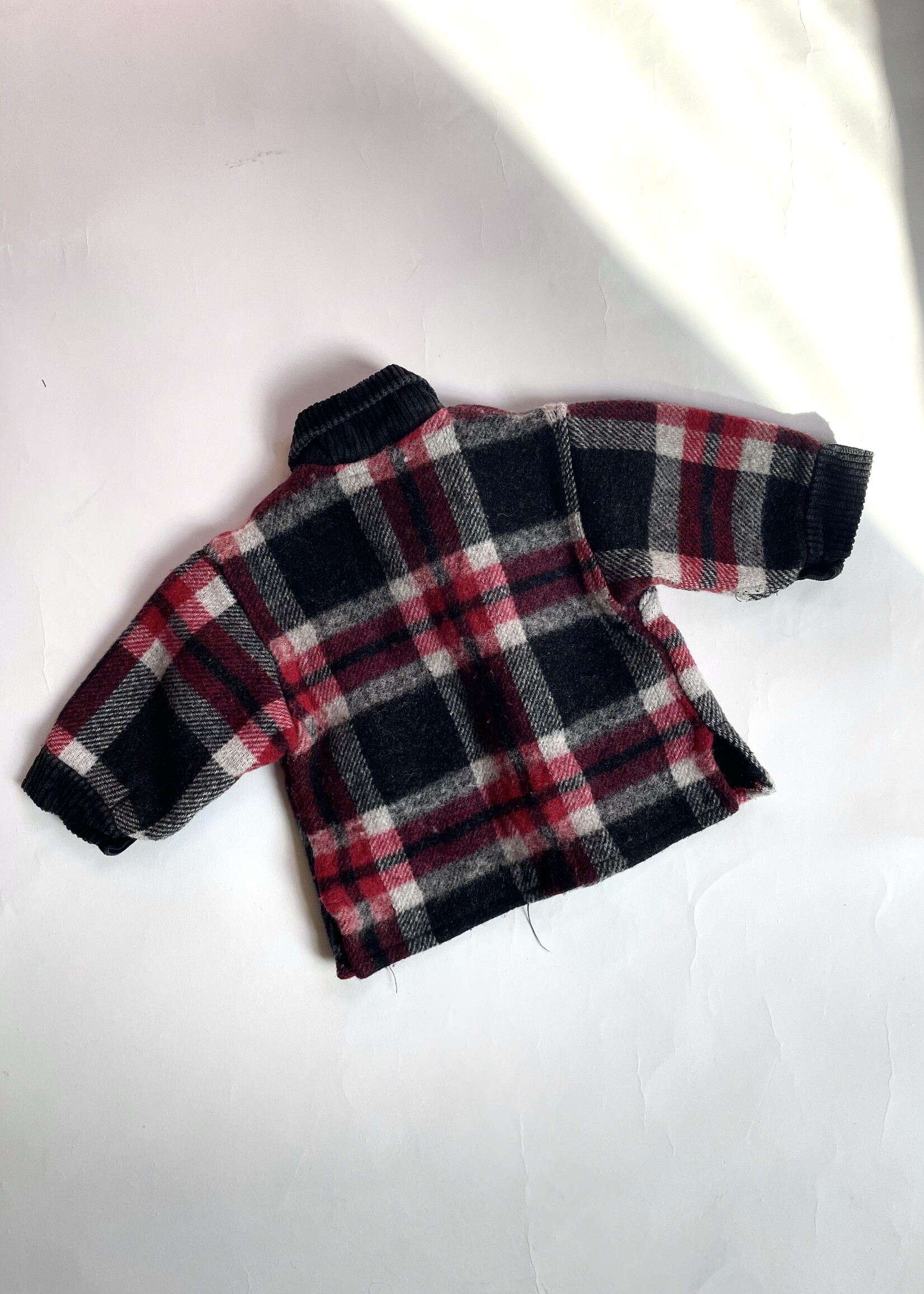 Vintage Checked Fringes Jacket 6m