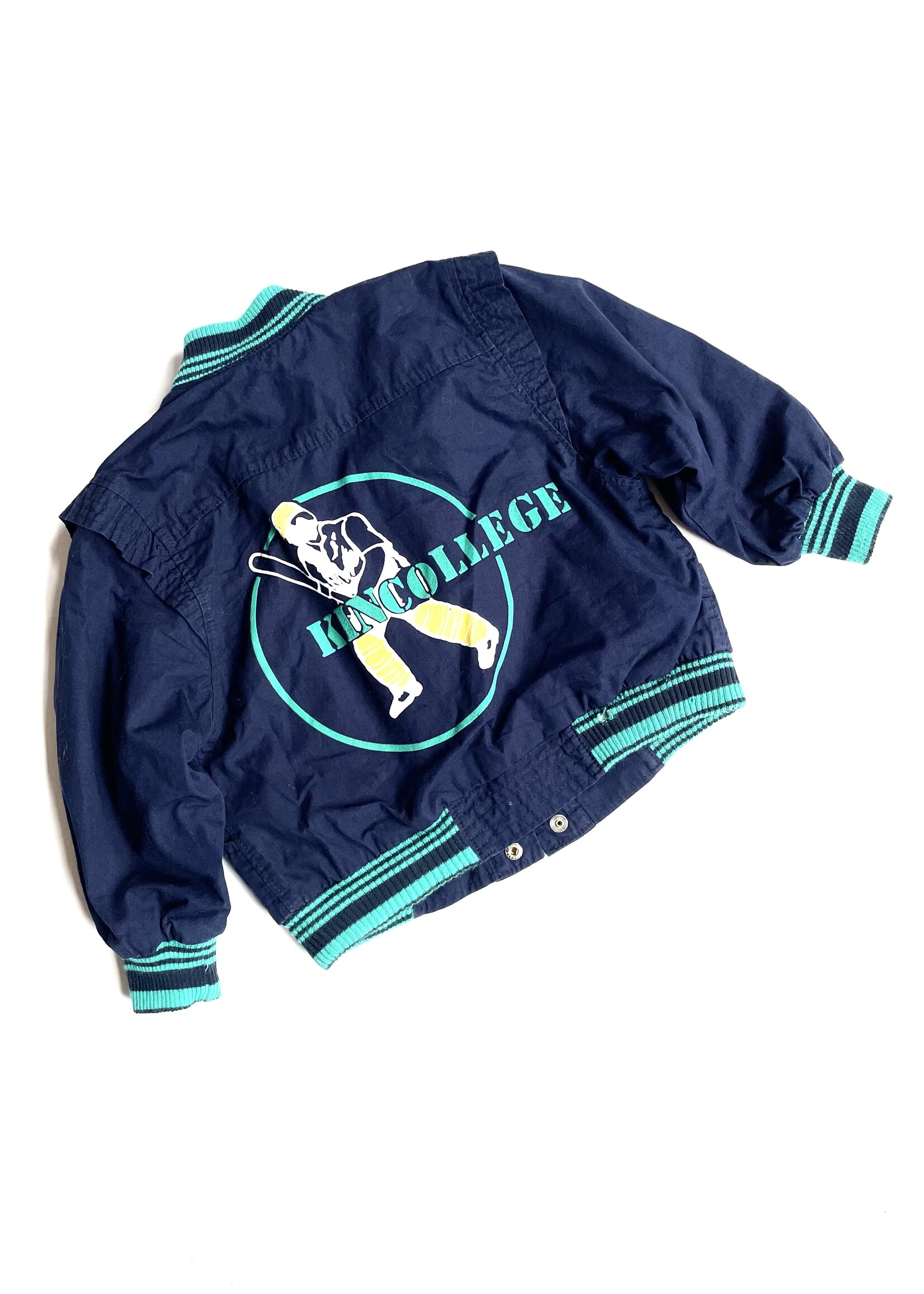 Vintage Kincollege Baseball Jacket 3y