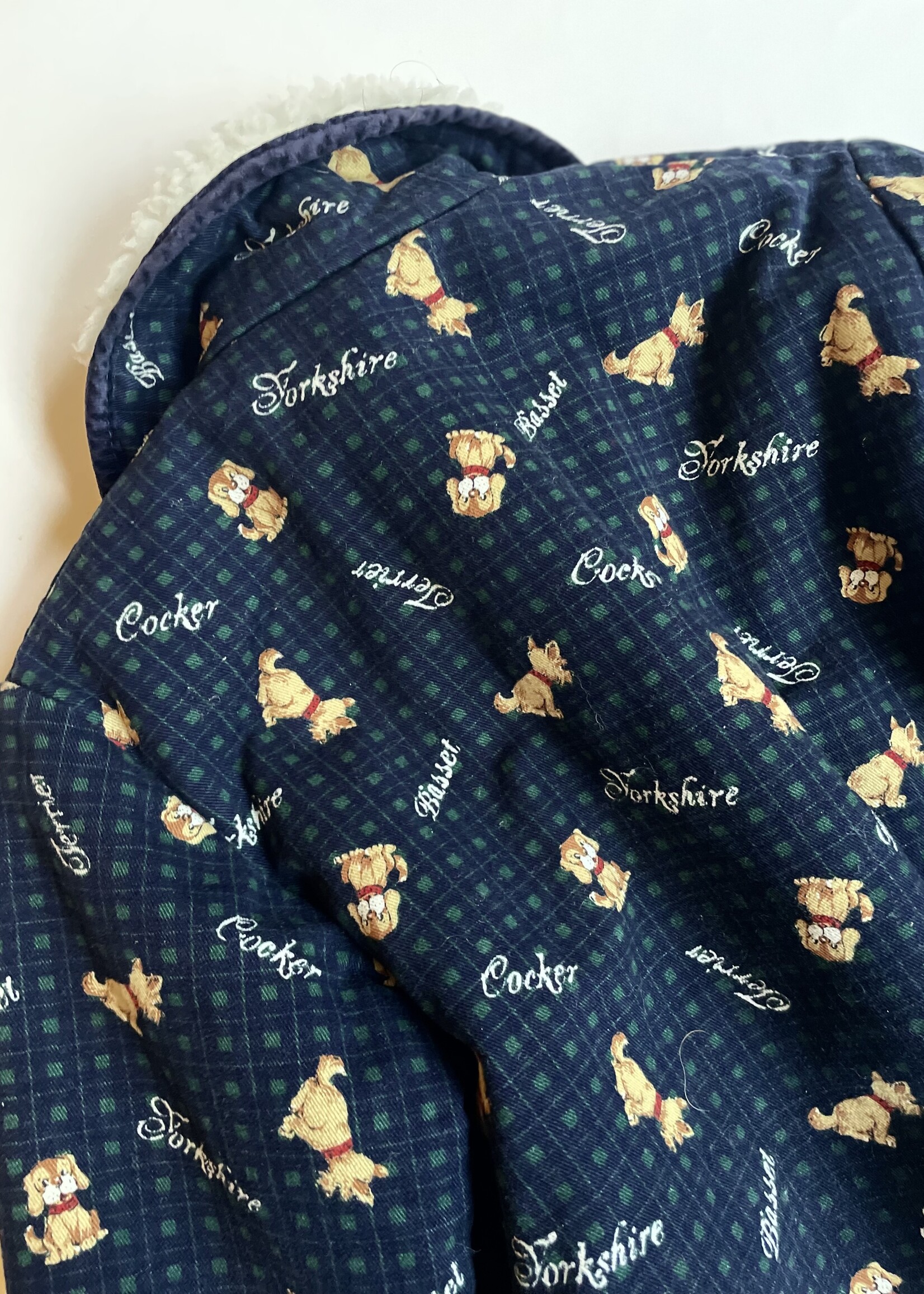 Vintage Yorkshire Dogs Sherpa Jacket 2-3y