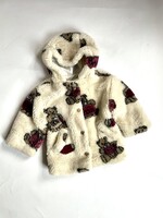 Vintage Fluffy Honey Bear Coat 2y