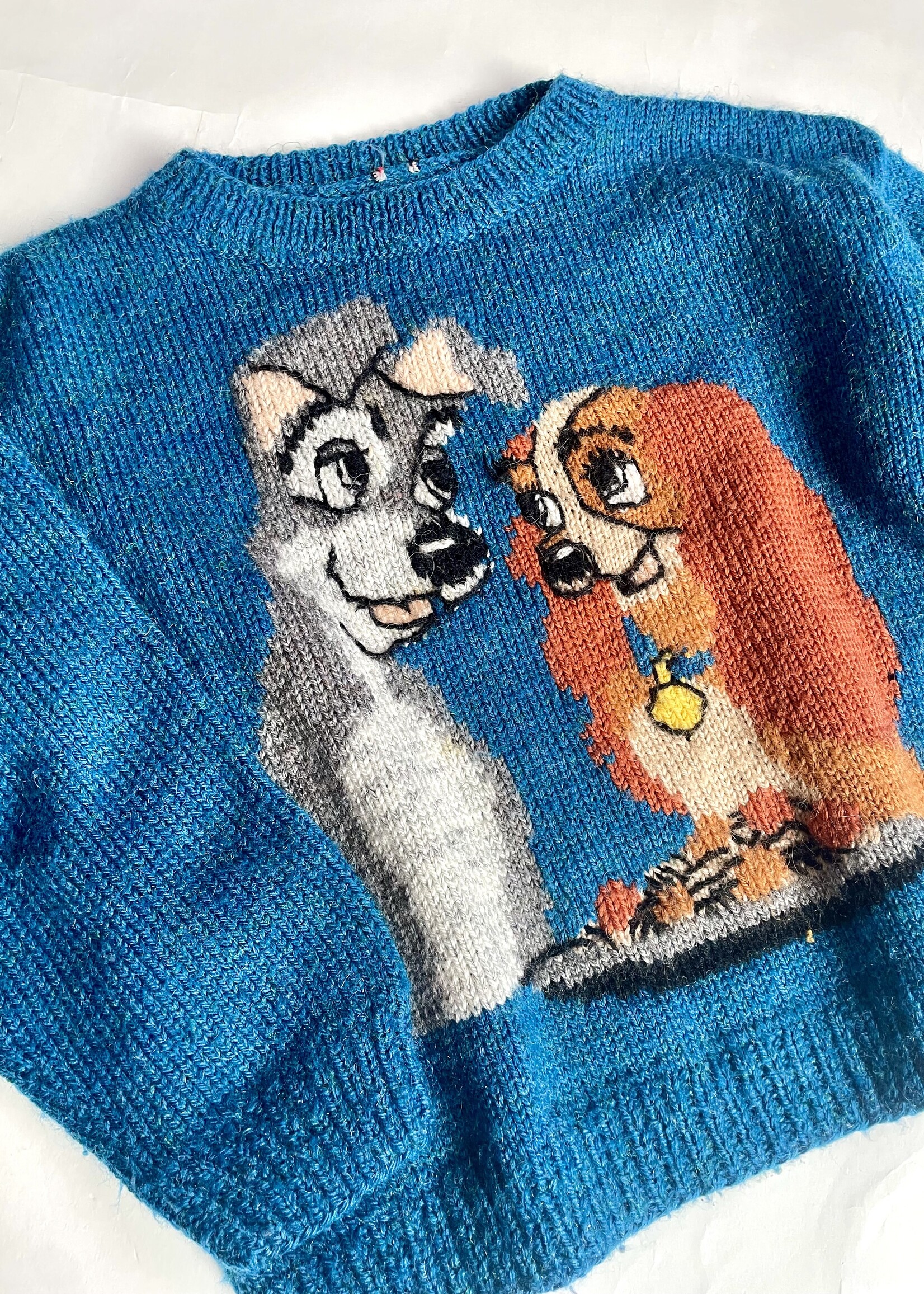 Handmade Lady and the Tramp Sweater 6y