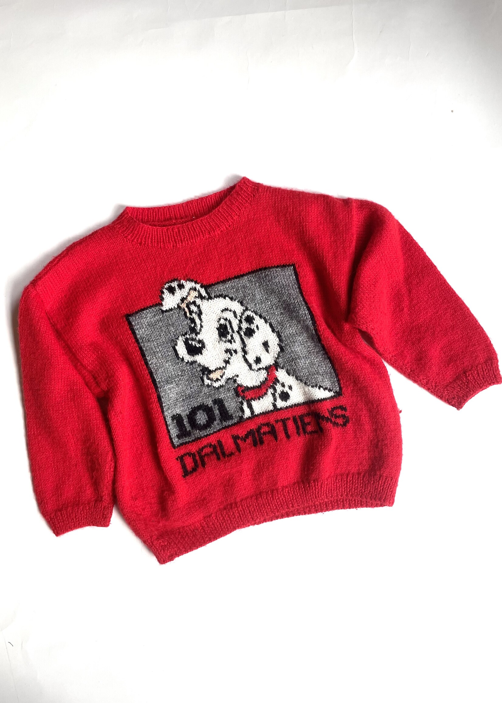 Handmade Red 101 Dalmatians Sweater 8y