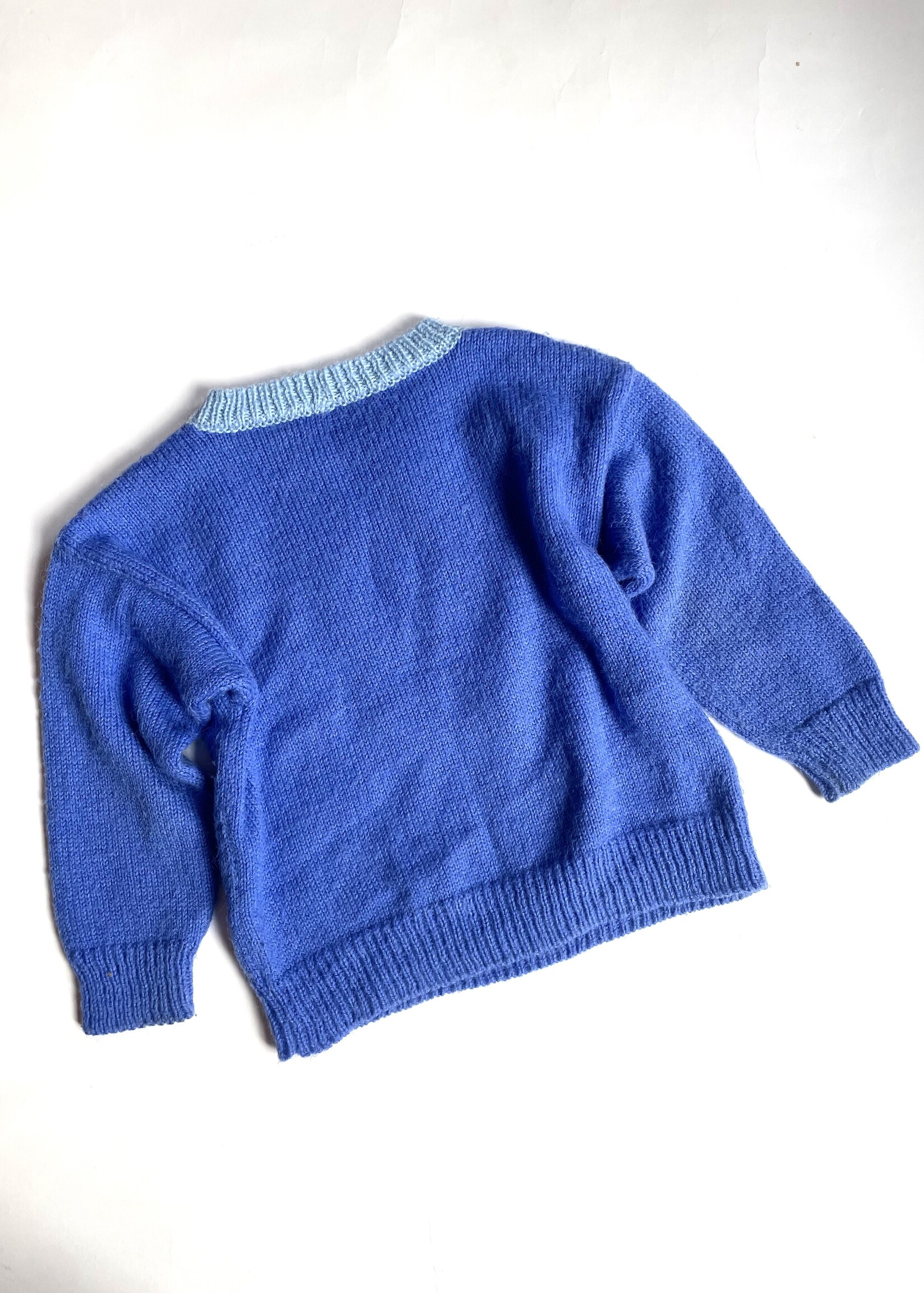 Handmade Ice Skating Mickey Sweater 6y
