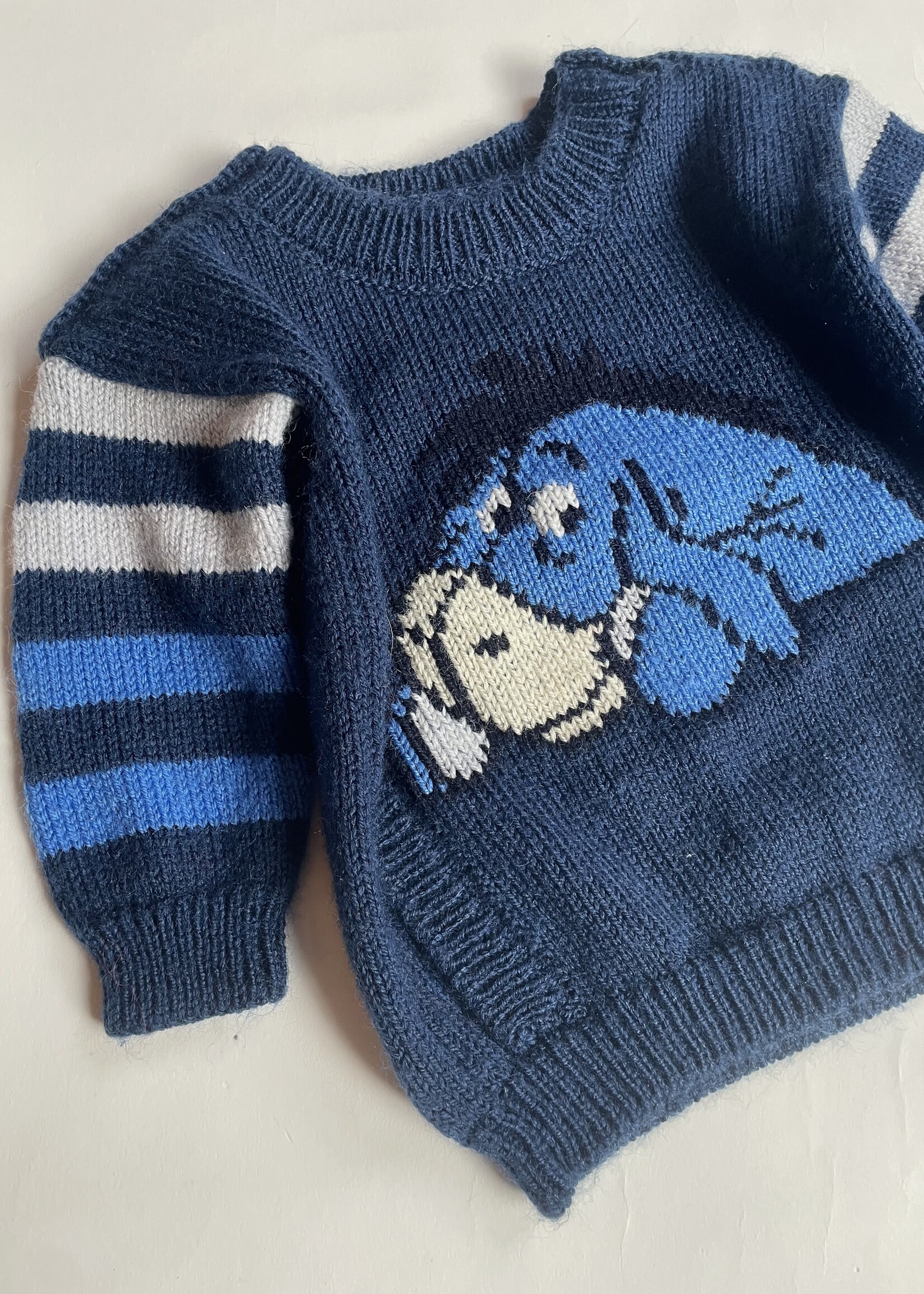 Handmade Striped Eeyore Sweater 12m