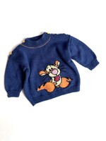 Handmade Tigger sweater 9-12m