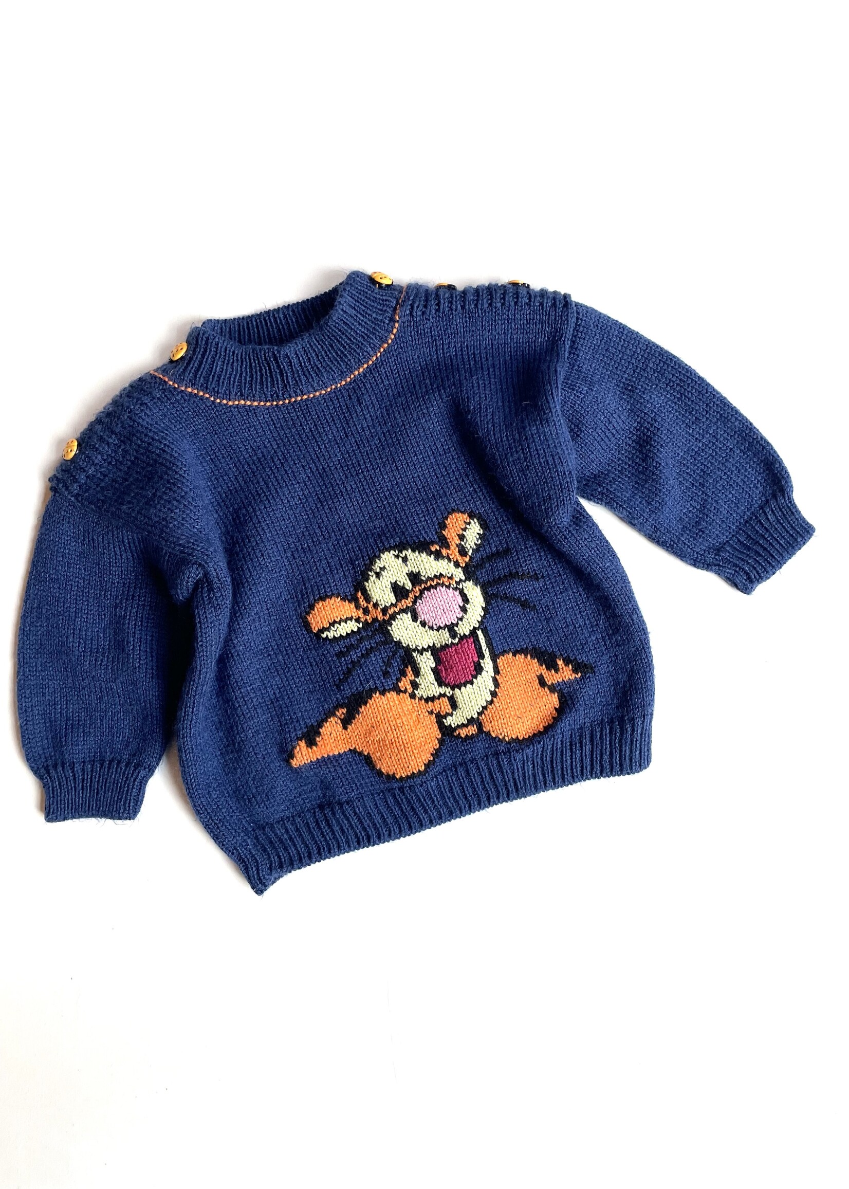 Handmade Tigger sweater 9-12m