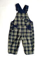 OshKosh Tartan Lined Dungarees 12-18m