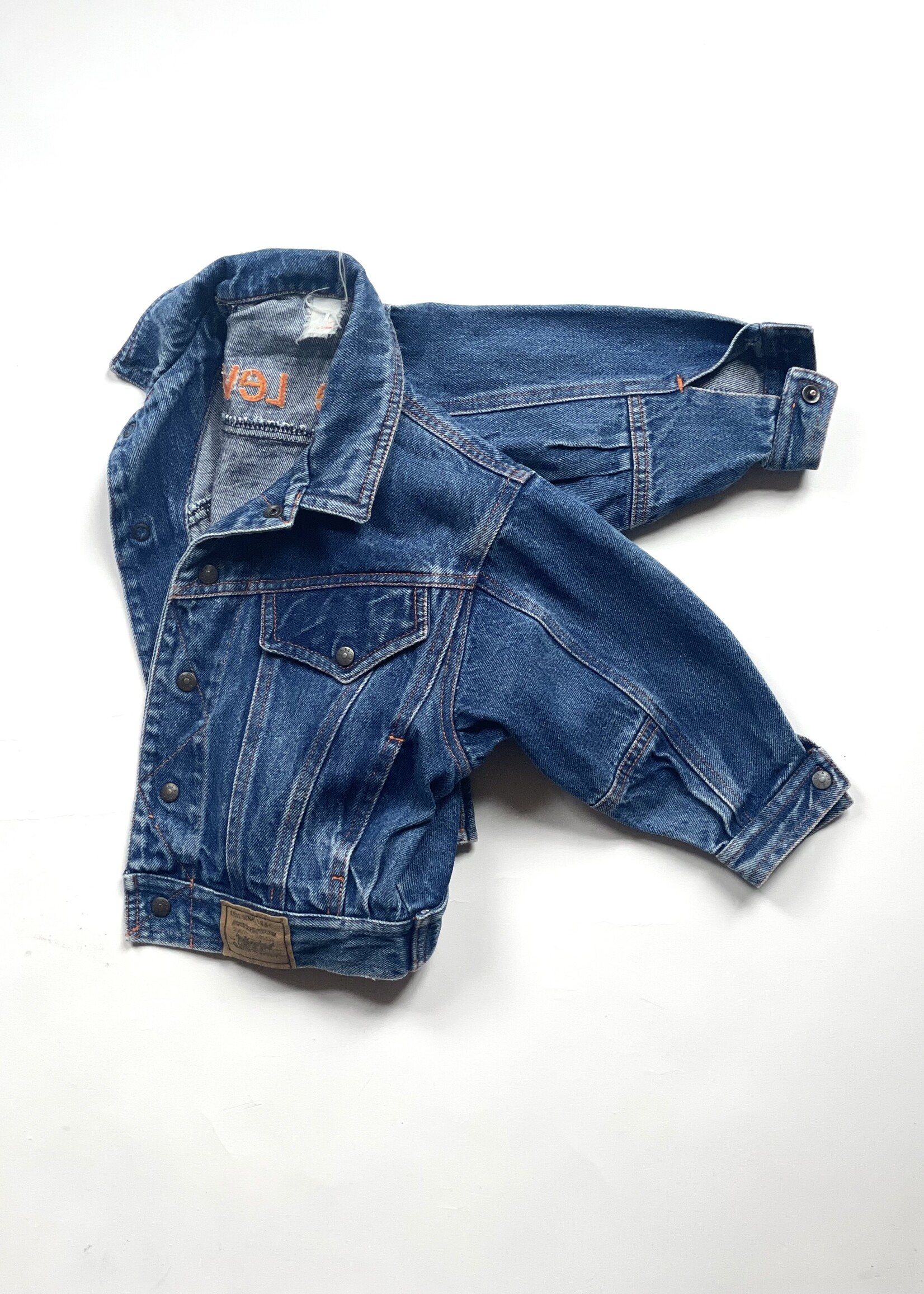 Levi's Dark Denim Trucker Jacket 2y