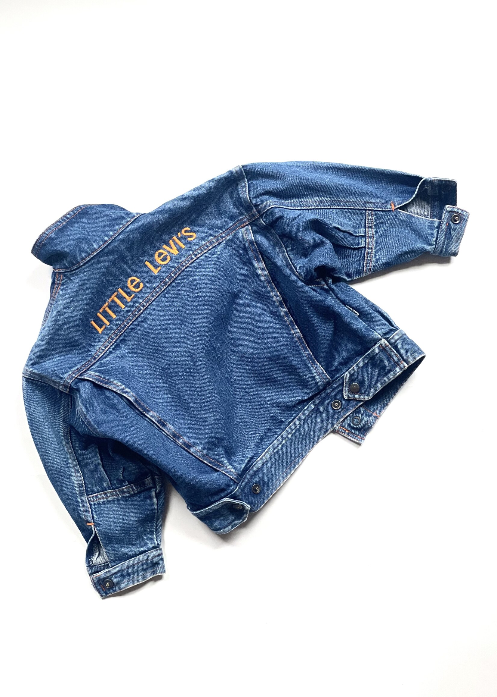 Levi's Dark Denim Trucker Jacket 2y