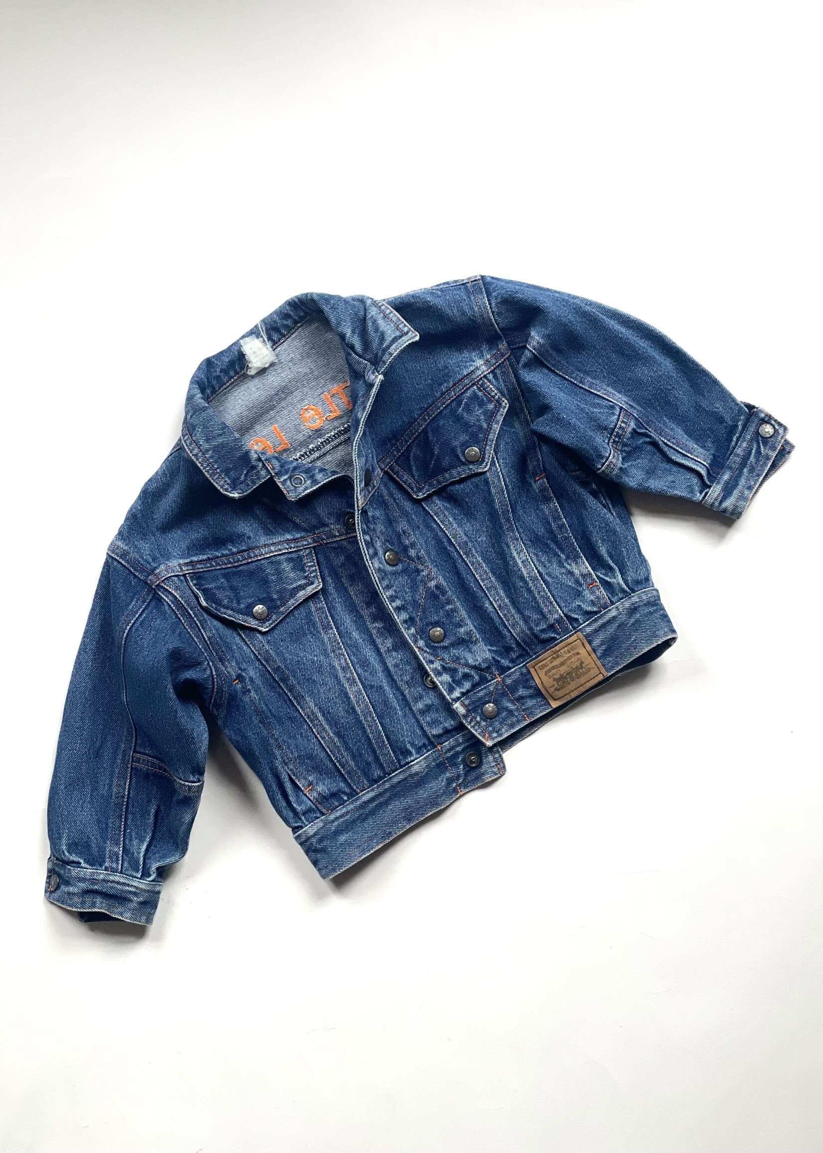 Levi's Dark Denim Trucker Jacket 2y