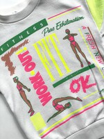 Vintage Fluor Fitness Sweater 4-5y