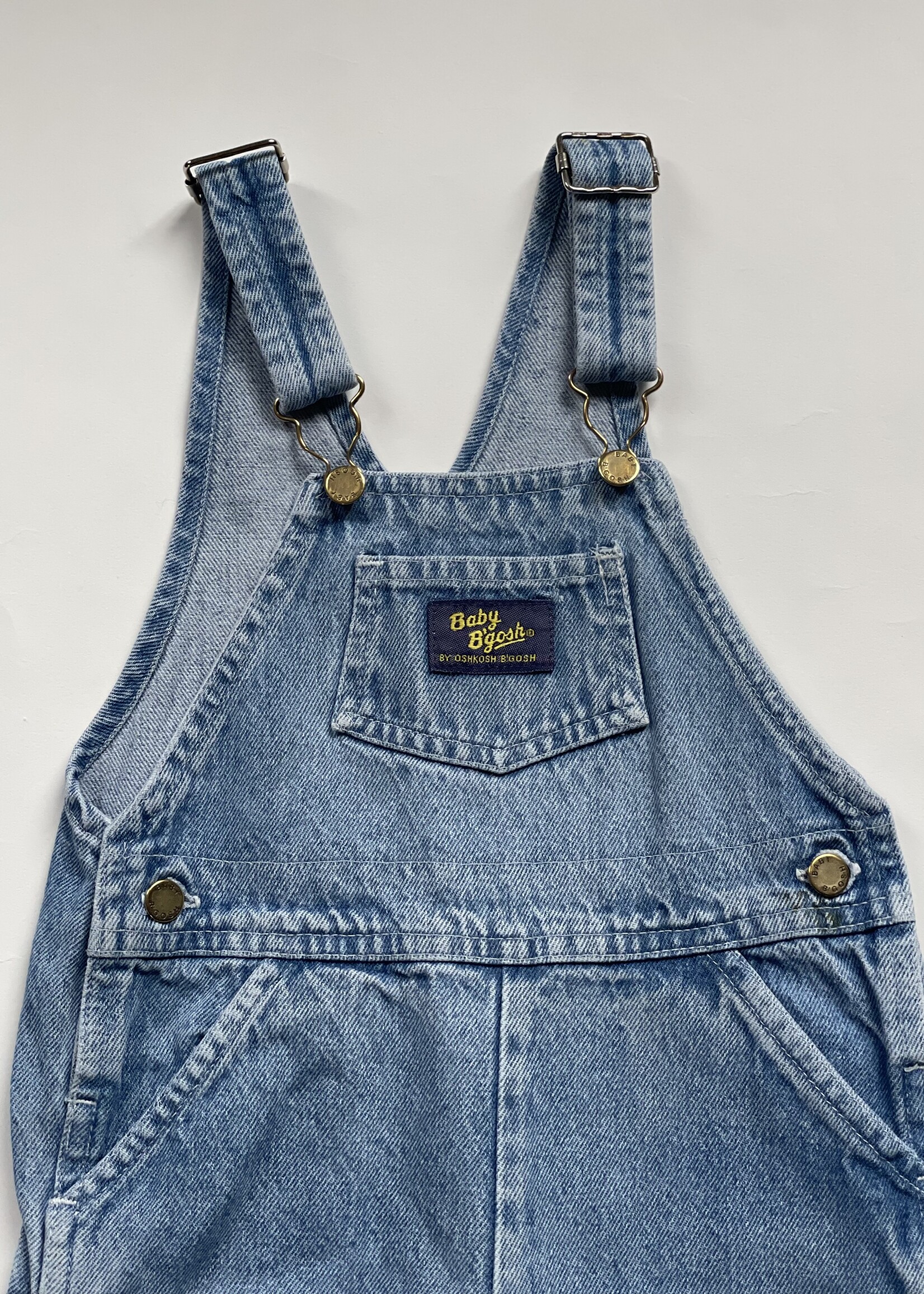 OshKosh Light Wash Worker Dungarees 2y