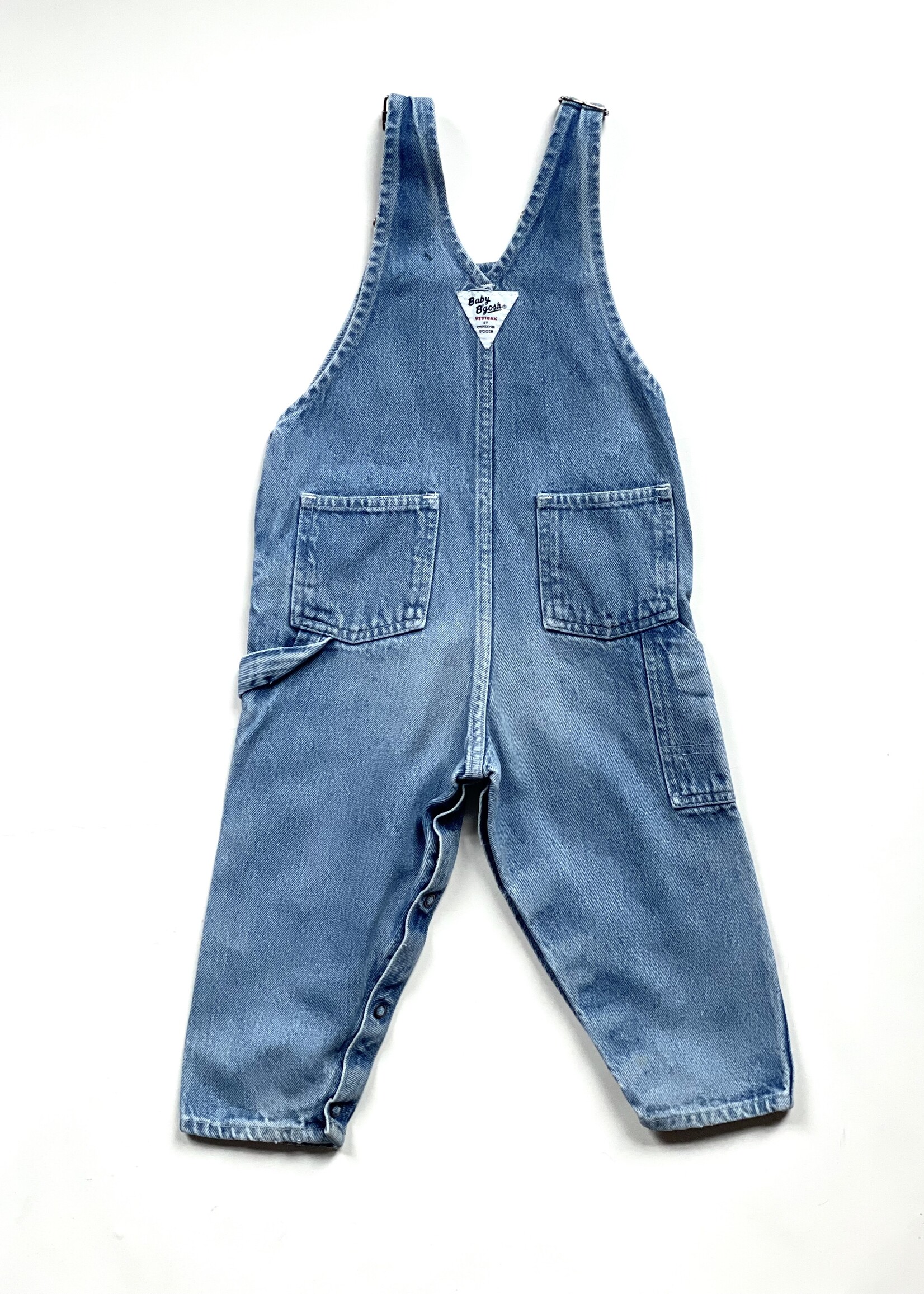 OshKosh Light Wash Worker Dungarees 2y