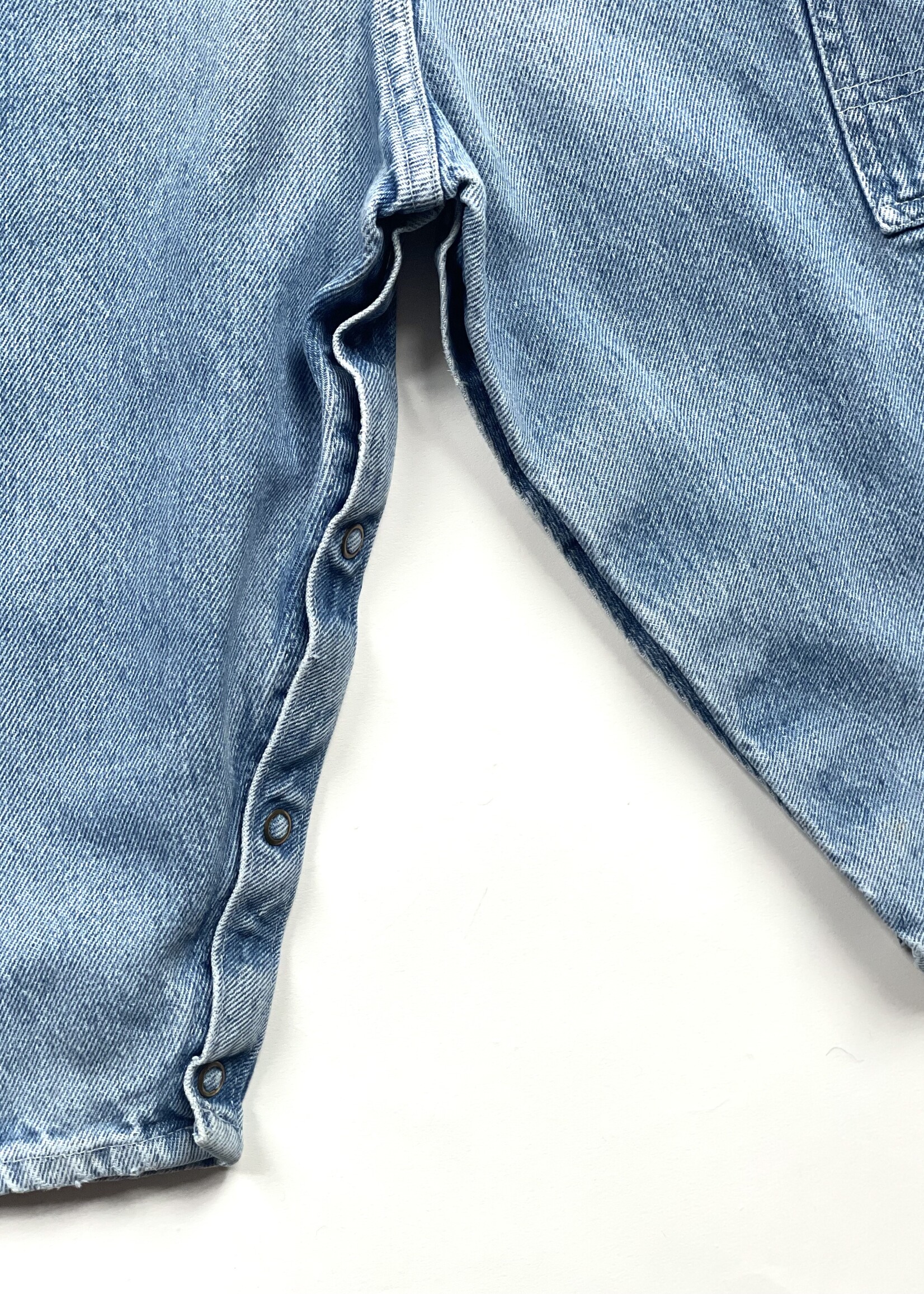 OshKosh Light Wash Worker Dungarees 2y