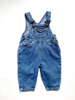 Levi's White Tab Denim Puffy Dungarees 6m