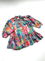 K'neeltje Floral Frilly Wide Fit Dress 3y
