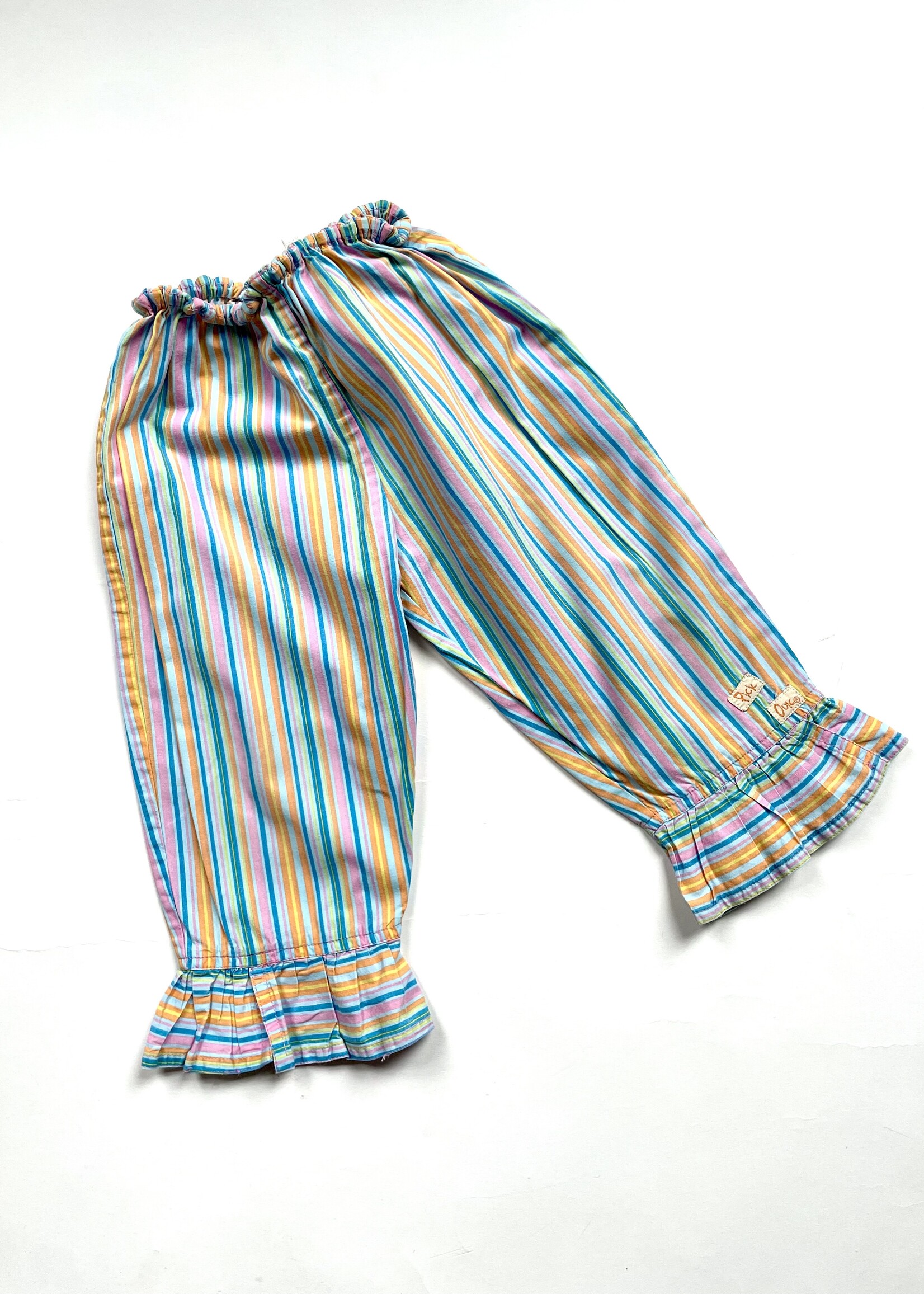 Vintage Striped Frilly Puffy Pants 18m