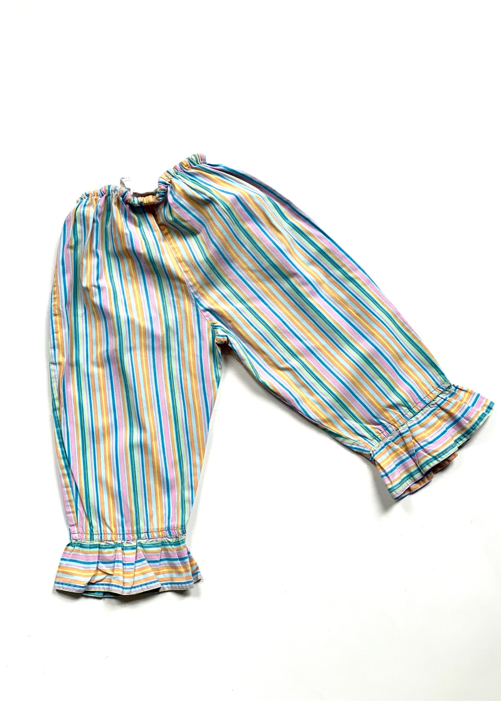 Vintage Striped Frilly Puffy Pants 18m