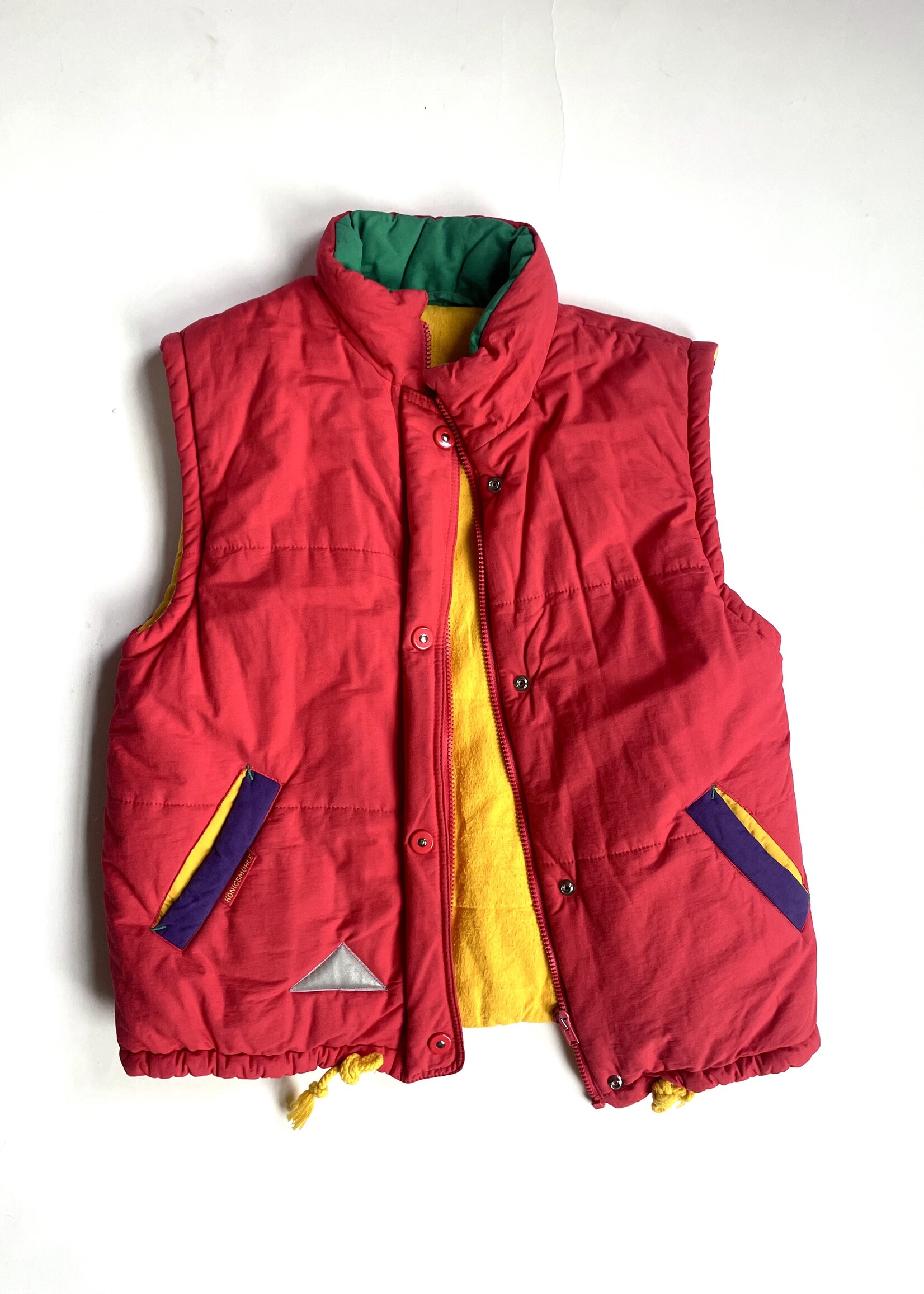 Vintage Red Tiny Dragon Bodywarmer 8-10y