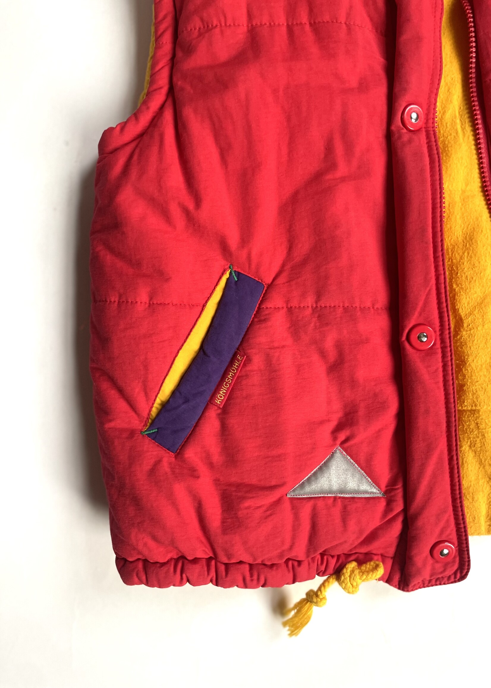 Vintage Red Tiny Dragon Bodywarmer 8-10y