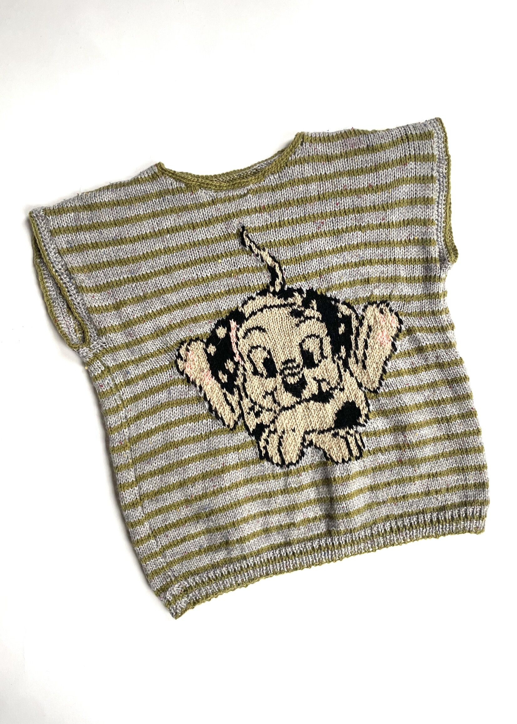 Handmade Striped Dog Spencer 8y