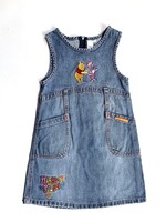 Vintage Winnie & Piglet 2YK Denim Dress 5y
