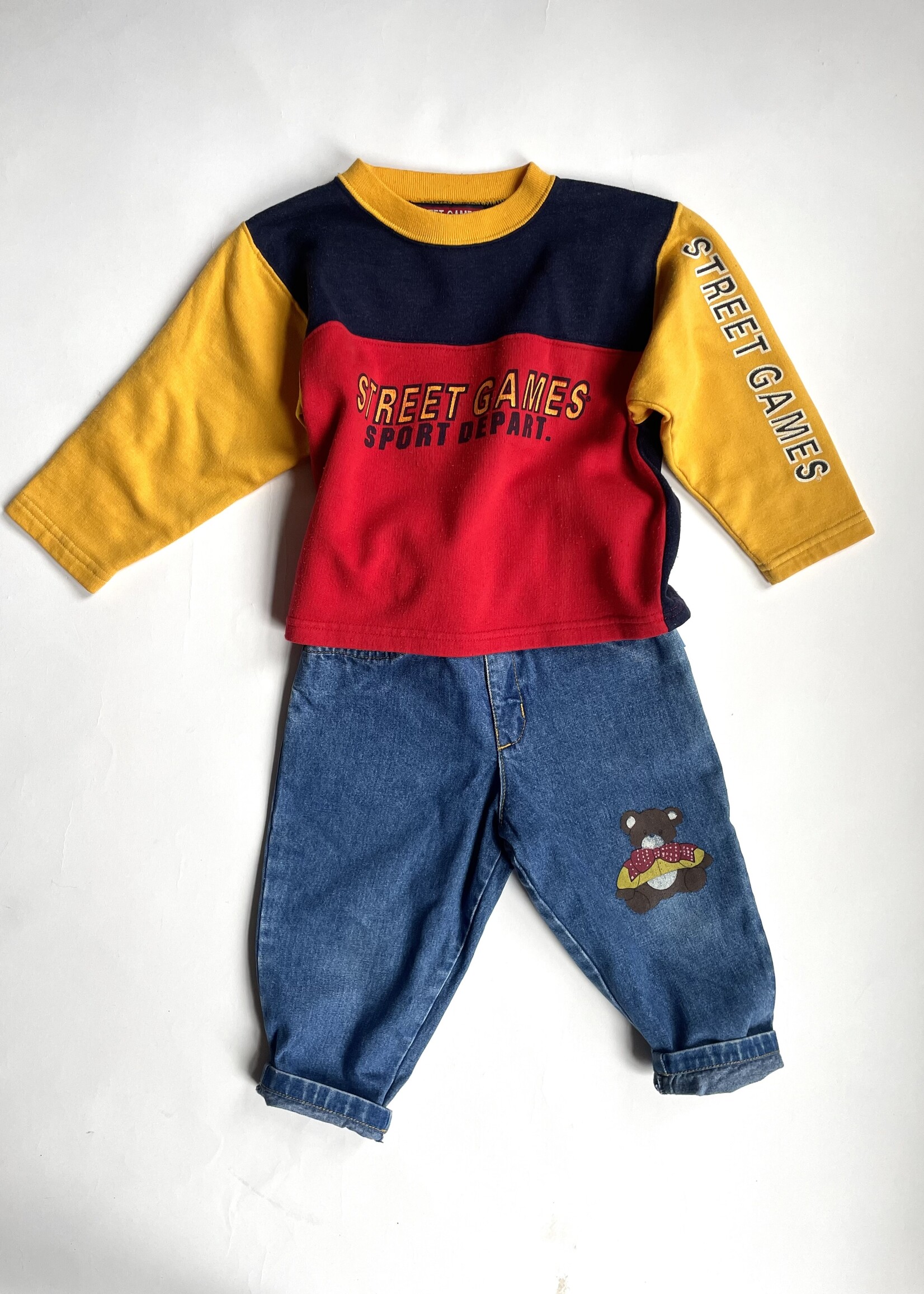 Vintage Street Games Sweater 3-4y
