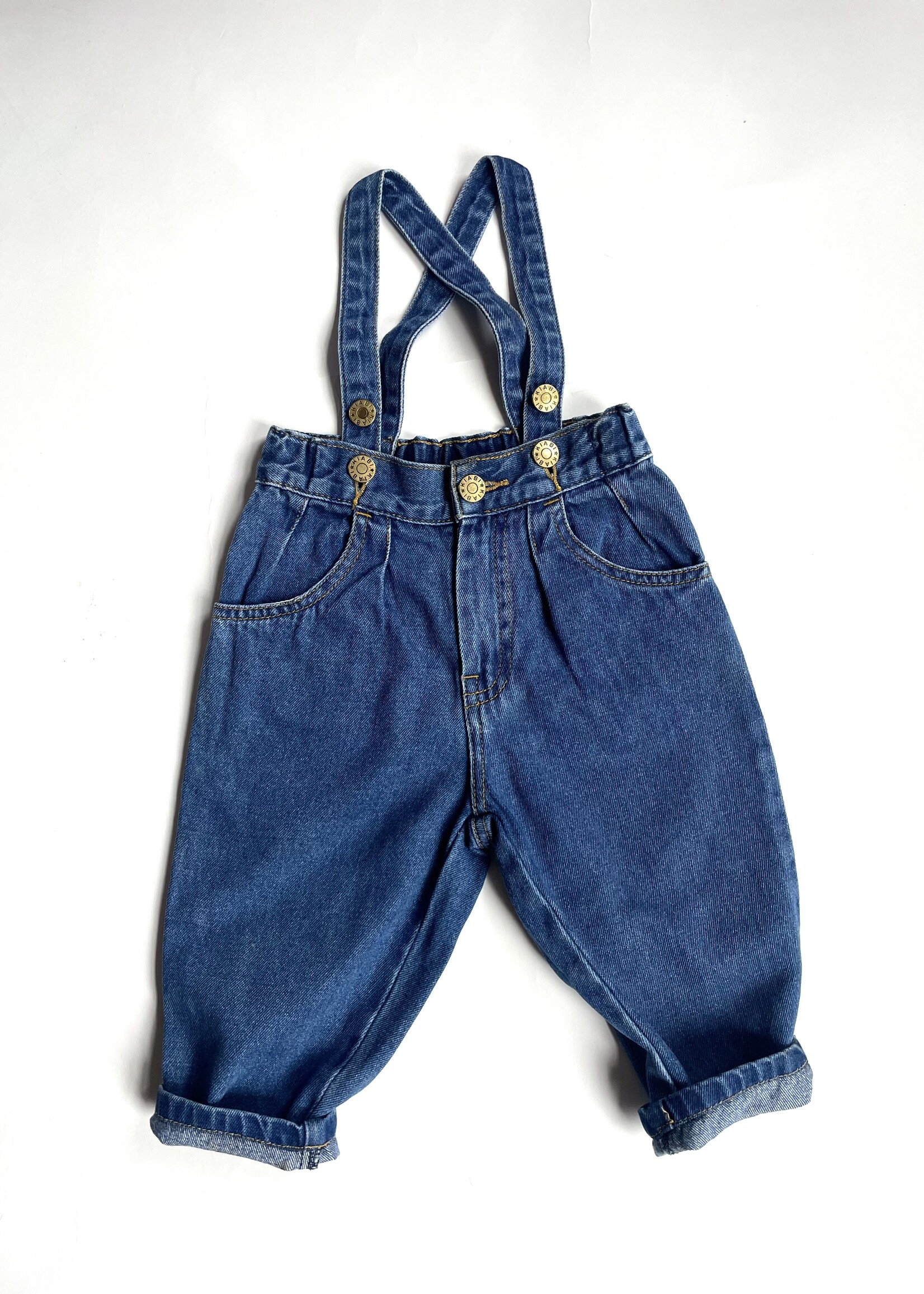 Vintage Jeans with braces 9m