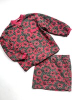 Cacharel Red and Green floral Winter Set 8y