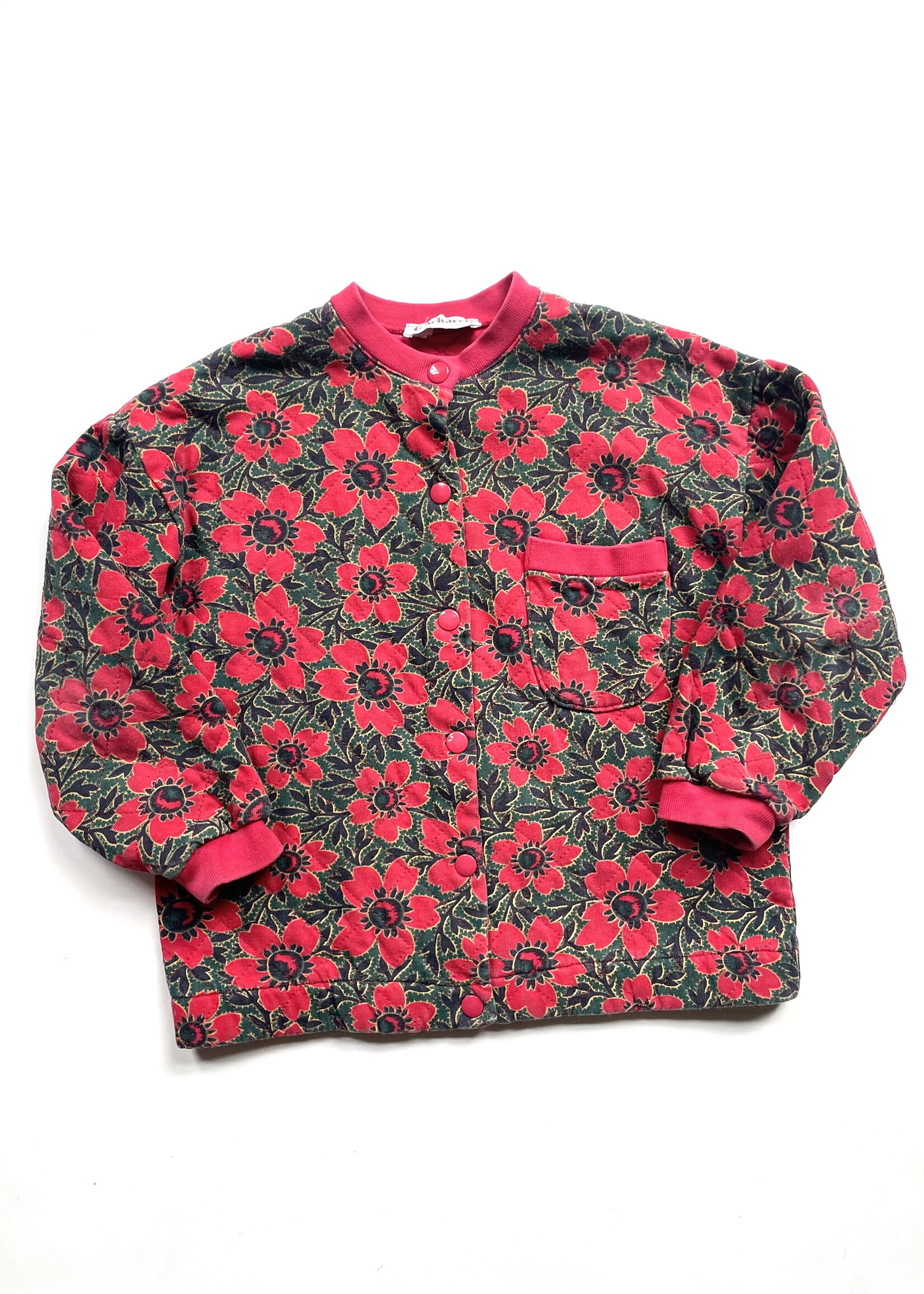 Cacharel Red and Green floral Winter Set 8y
