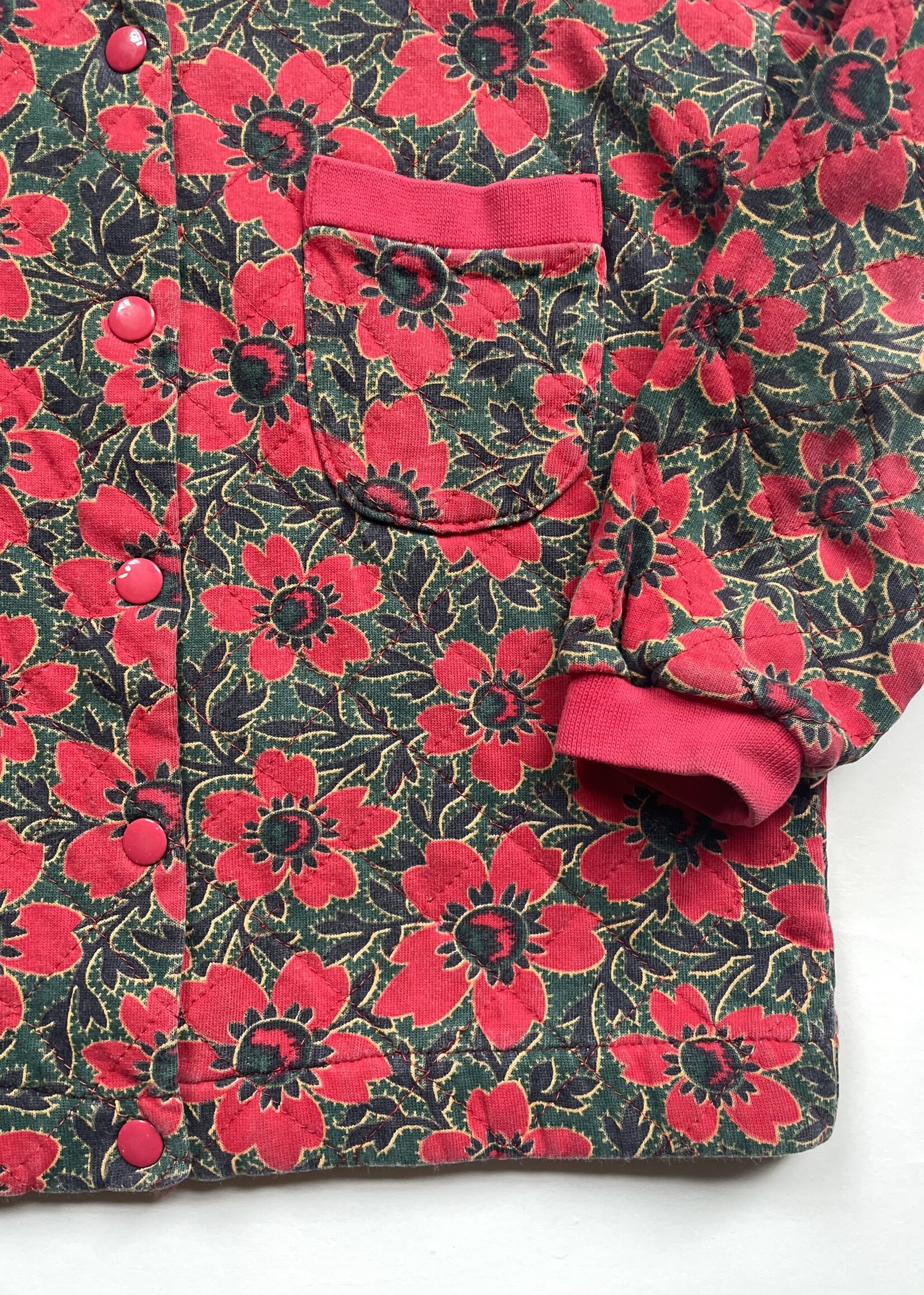 Cacharel Red and Green floral Winter Set 8y