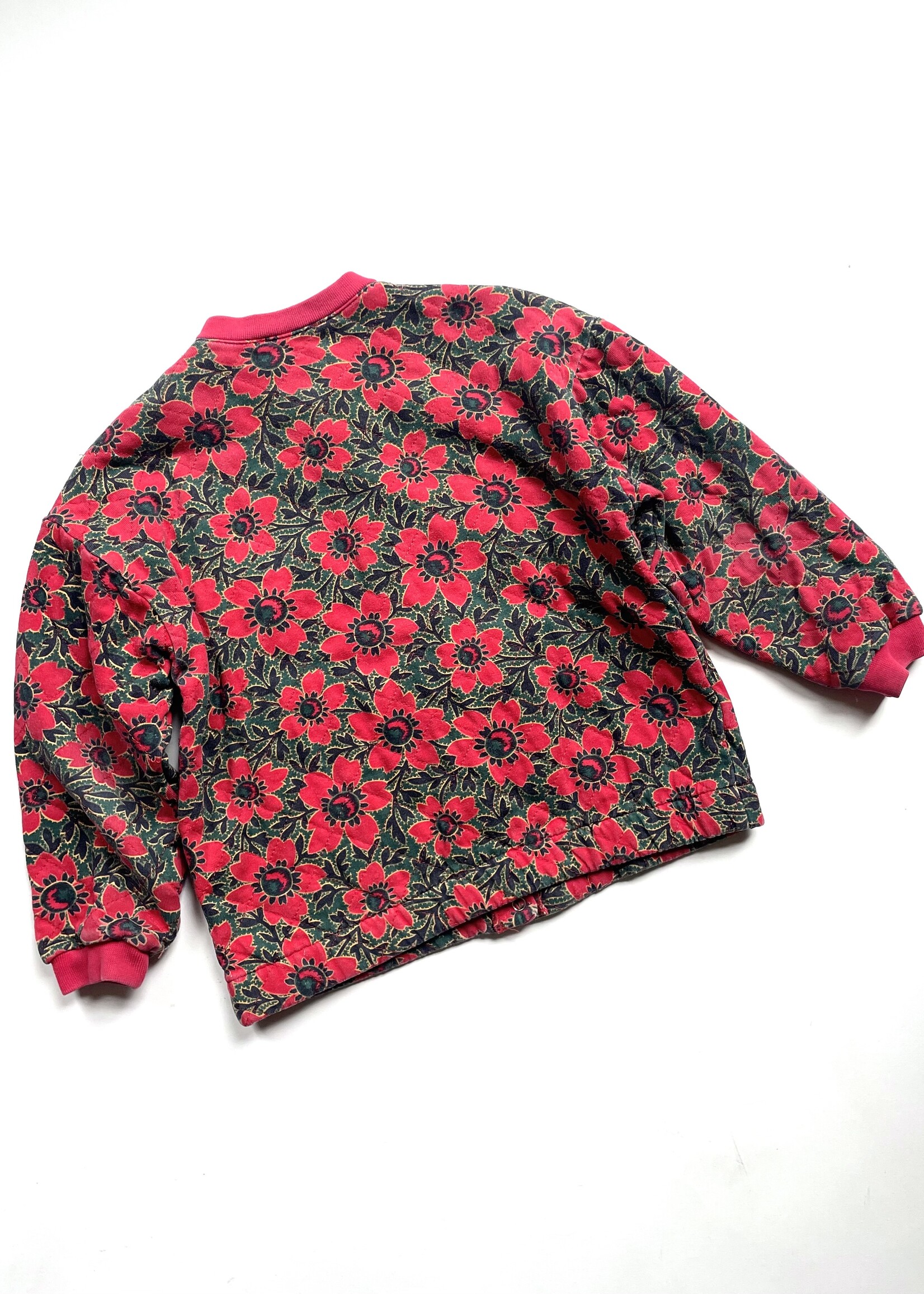 Cacharel Red and Green floral Winter Set 8y