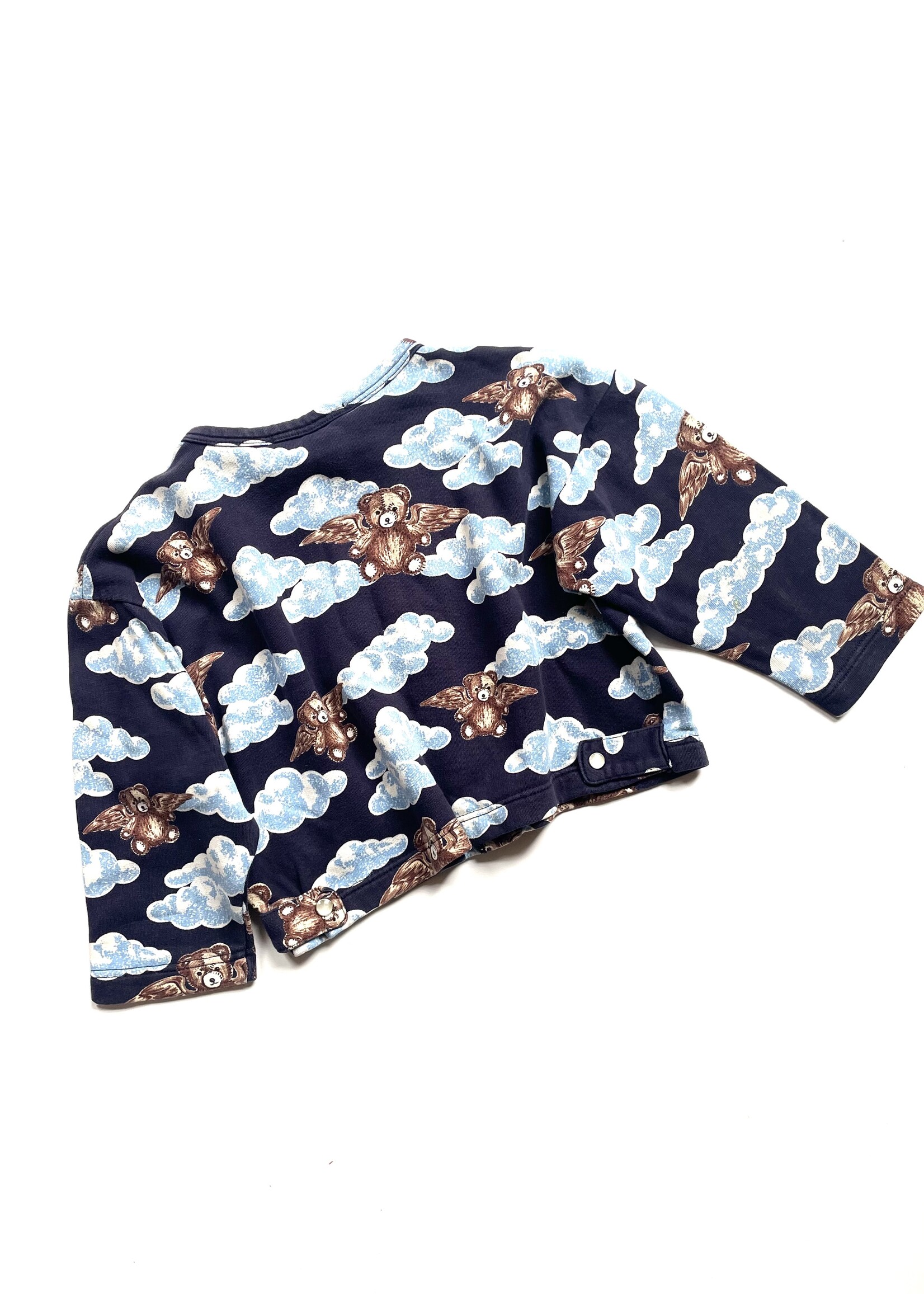 Ernest le Gamin Angle Bears short Cloudy Cardigan 4-6y