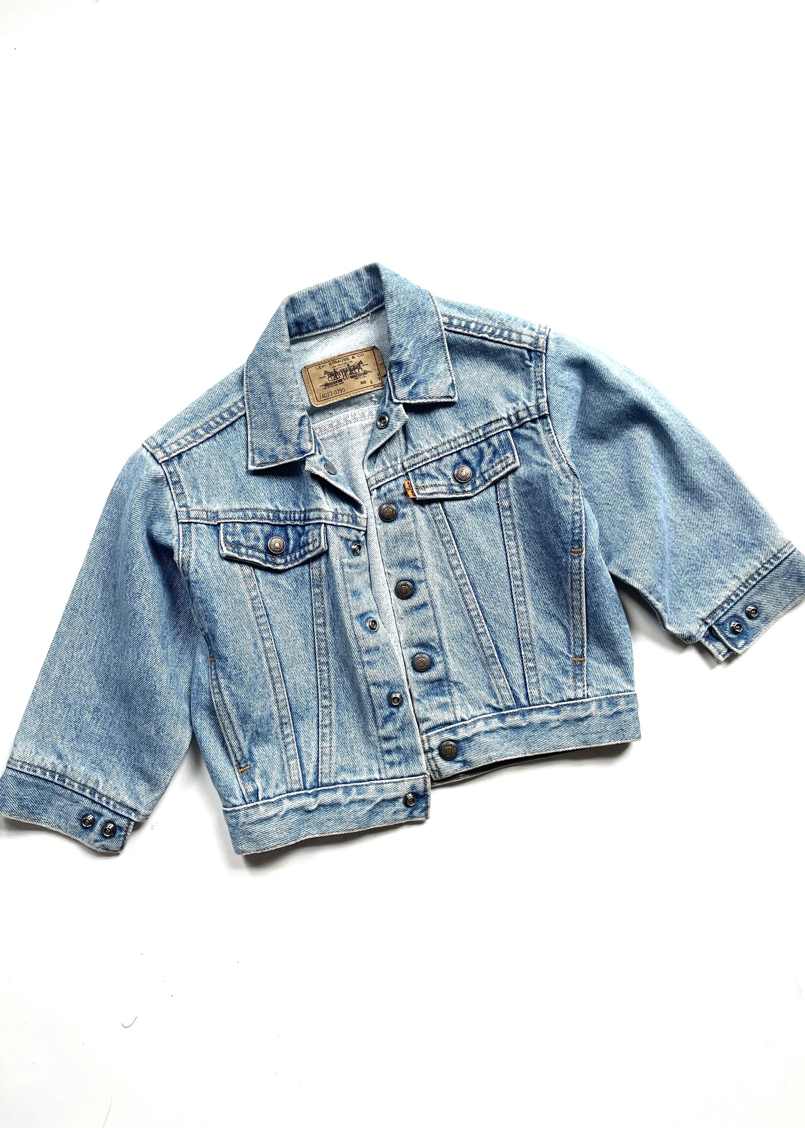 Levi's Orange Tab Light Wash Trucker Jacket 4y
