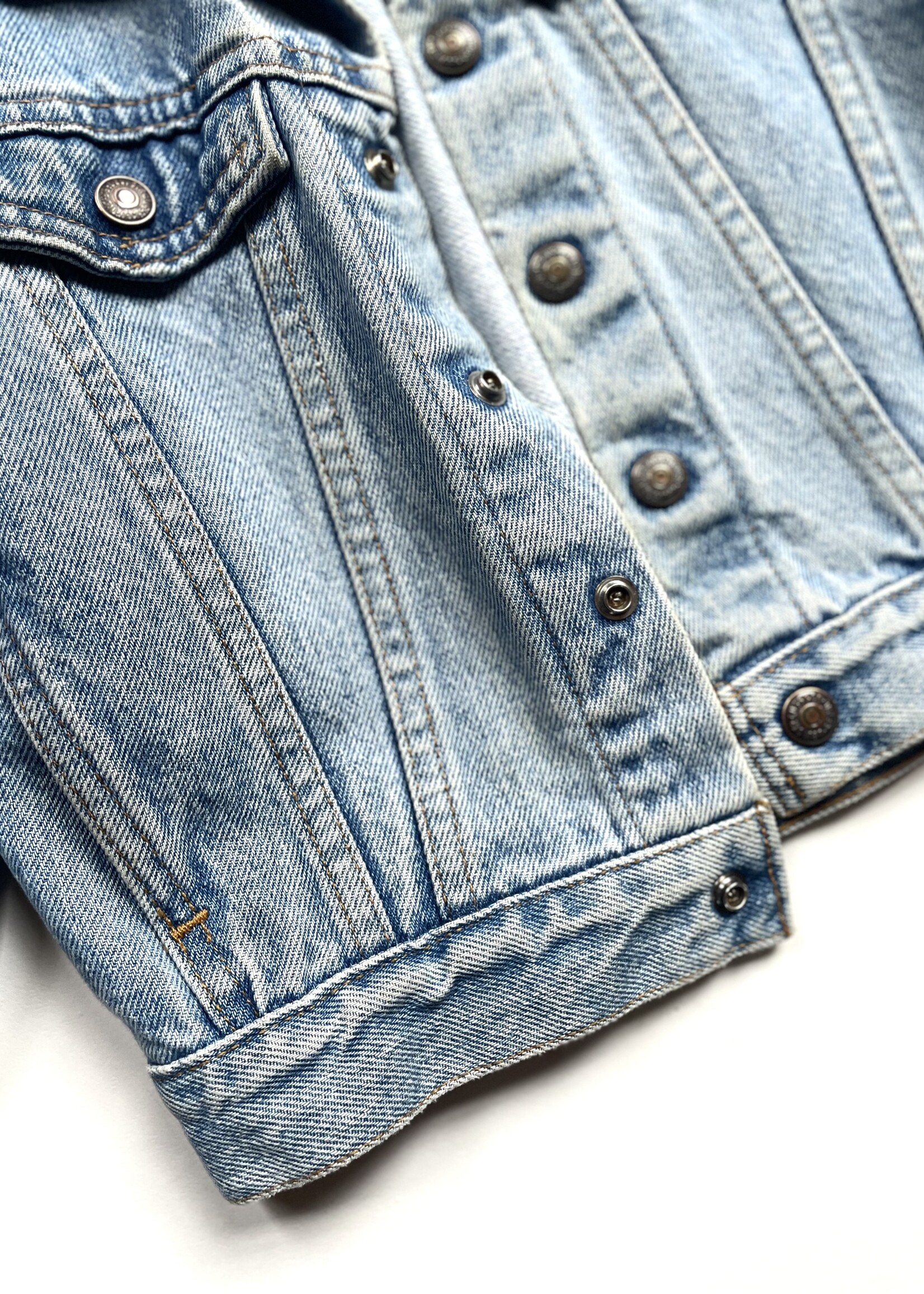 Levi's Orange Tab Light Wash Trucker Jacket 4y