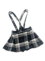 Vintage Tartan Pleated Skirt with Braces 18m