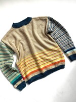 Handmade Striped Sweater 8y