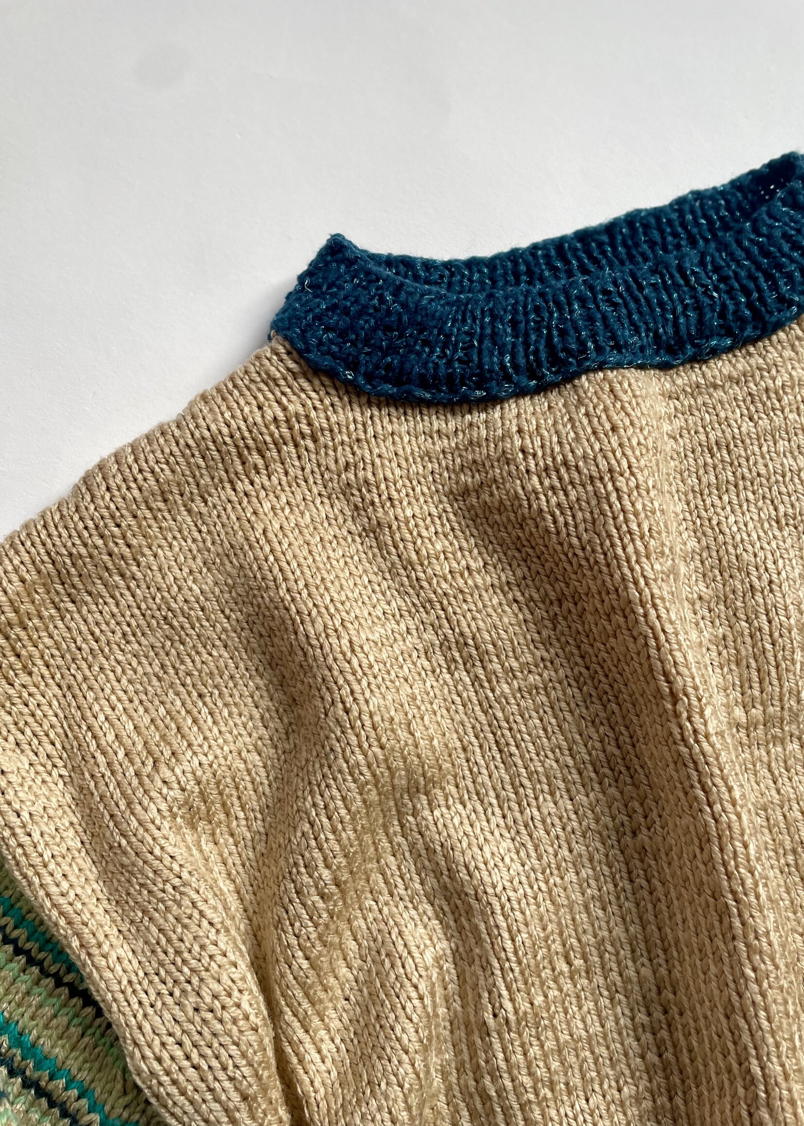 Handmade Striped Sweater 8y