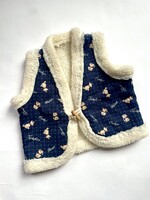 Vintage Sherpa Dogs Waistcoat 18-24m