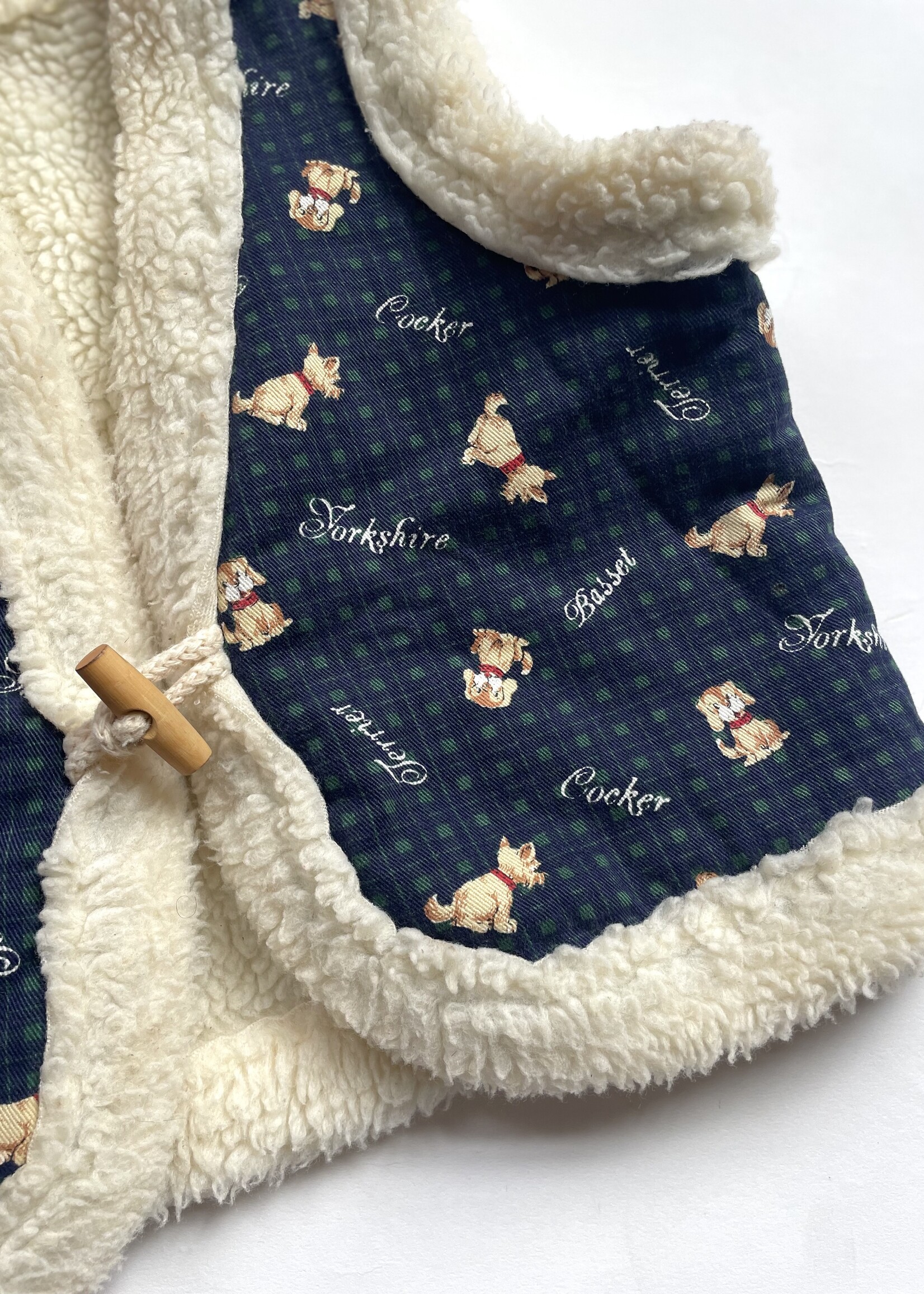 Vintage Sherpa Dogs Waistcoat 18-24m