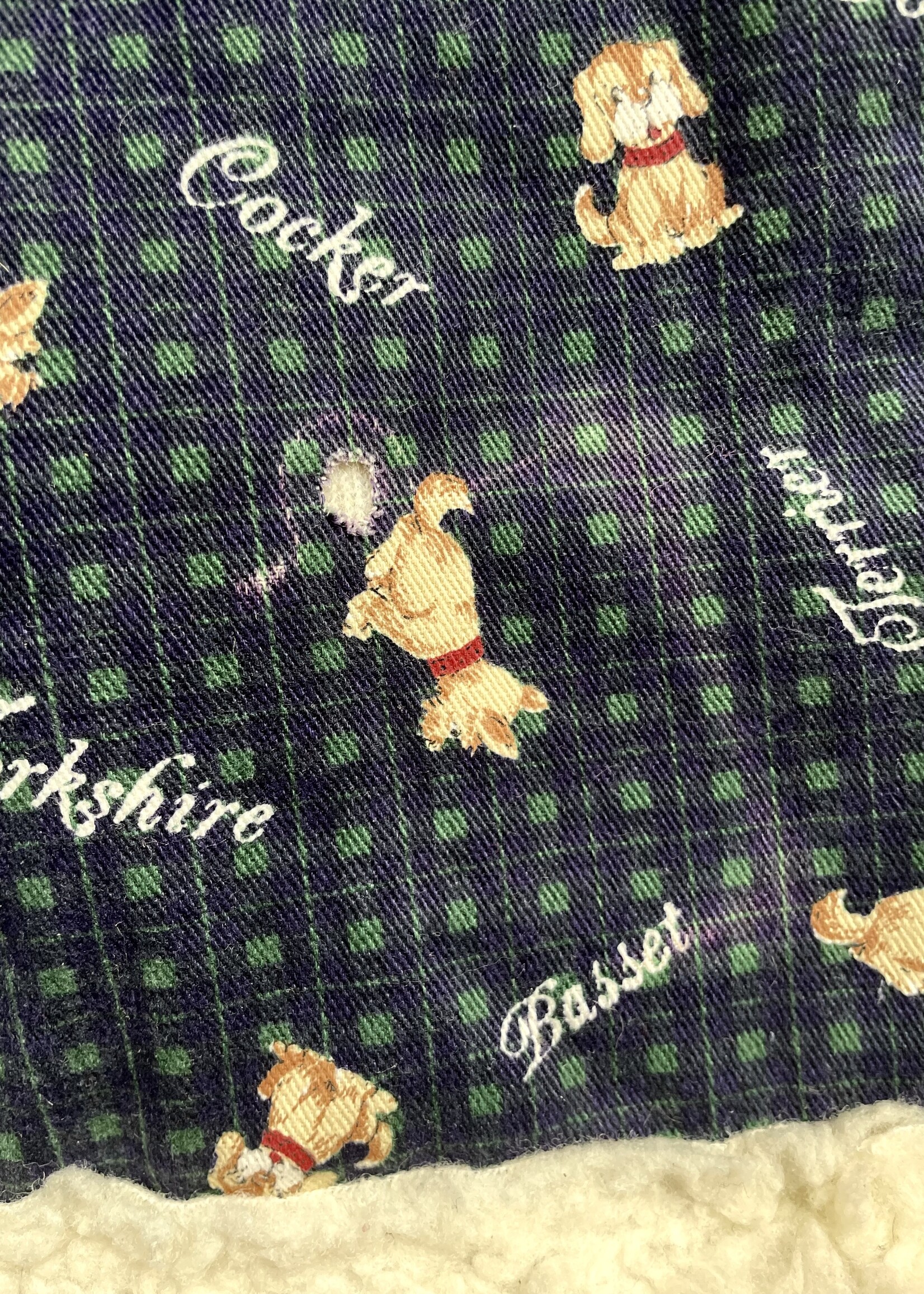 Vintage Sherpa Dogs Waistcoat 18-24m