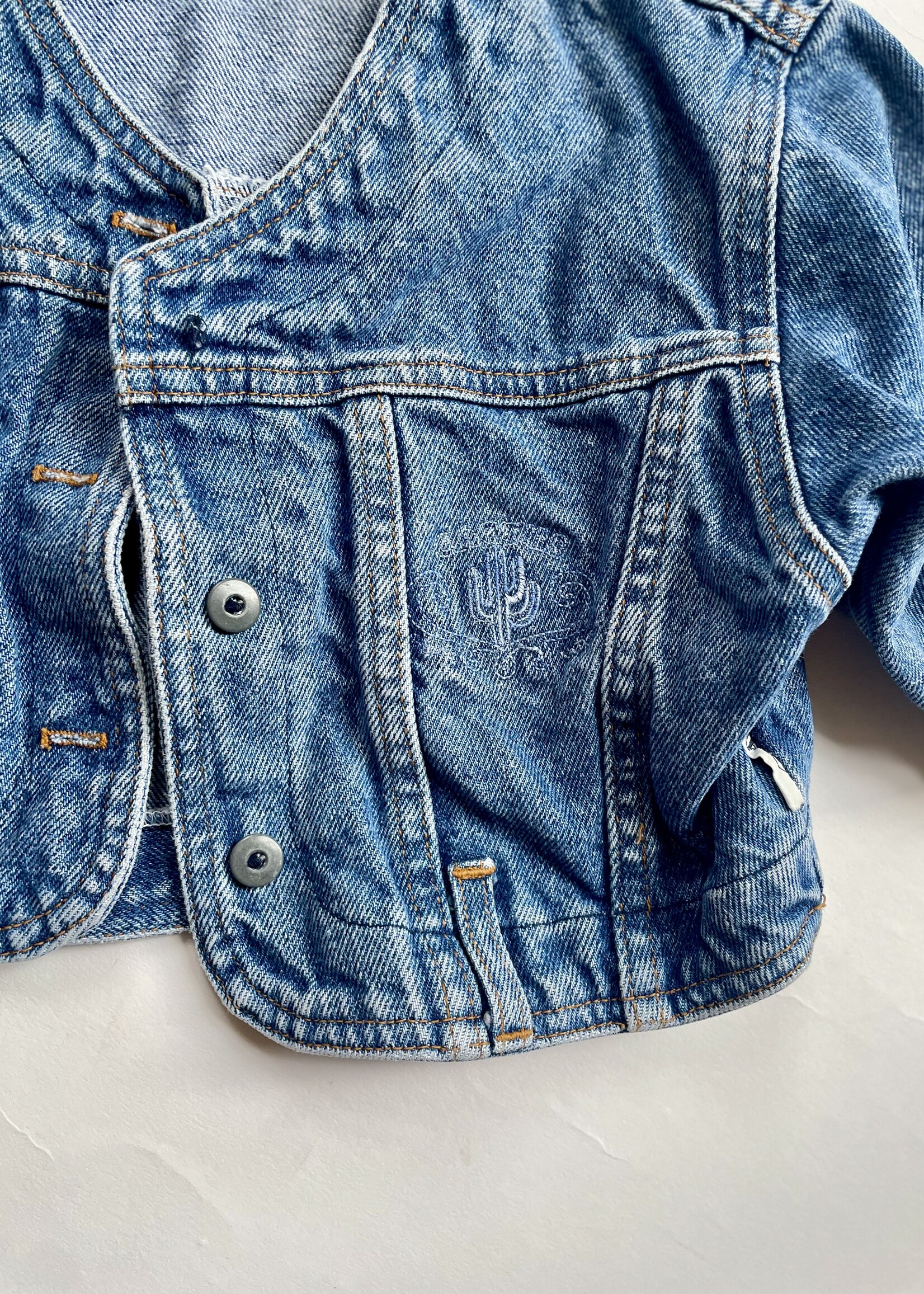 Vintage Cropped Denim Cactus Jacket 2-3y
