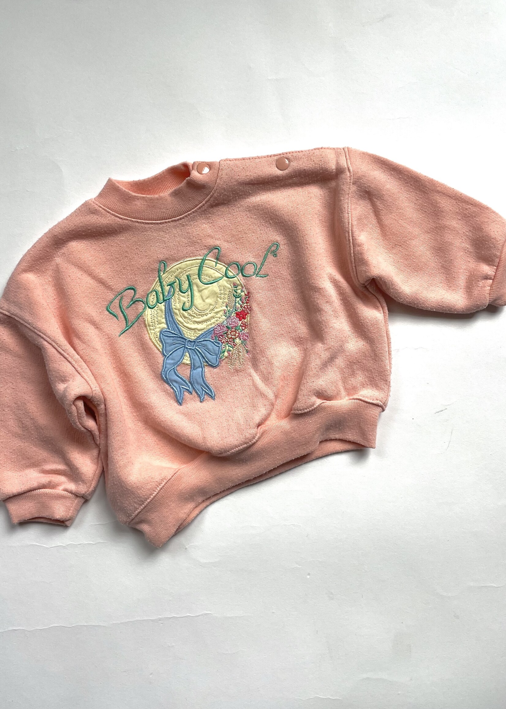 Kid Cool Salmon Pink Baby Cool Sweater 1-3m