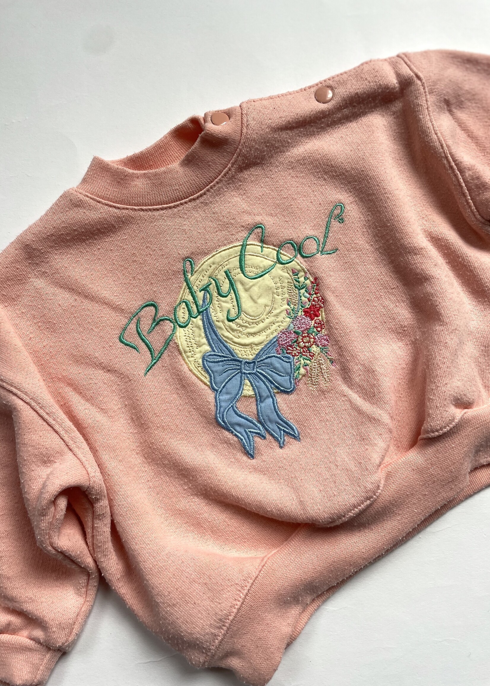 Kid Cool Salmon Pink Baby Cool Sweater 1-3m