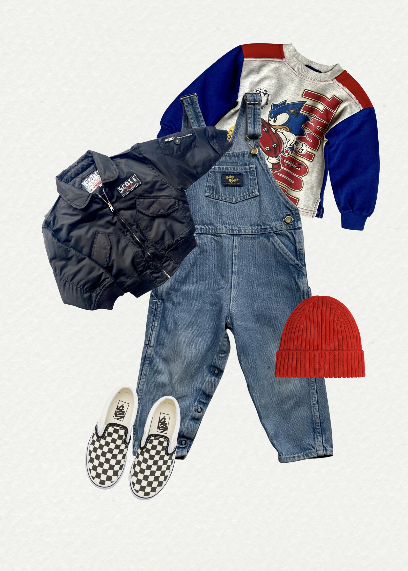 OshKosh Light Wash Worker Dungarees 2y